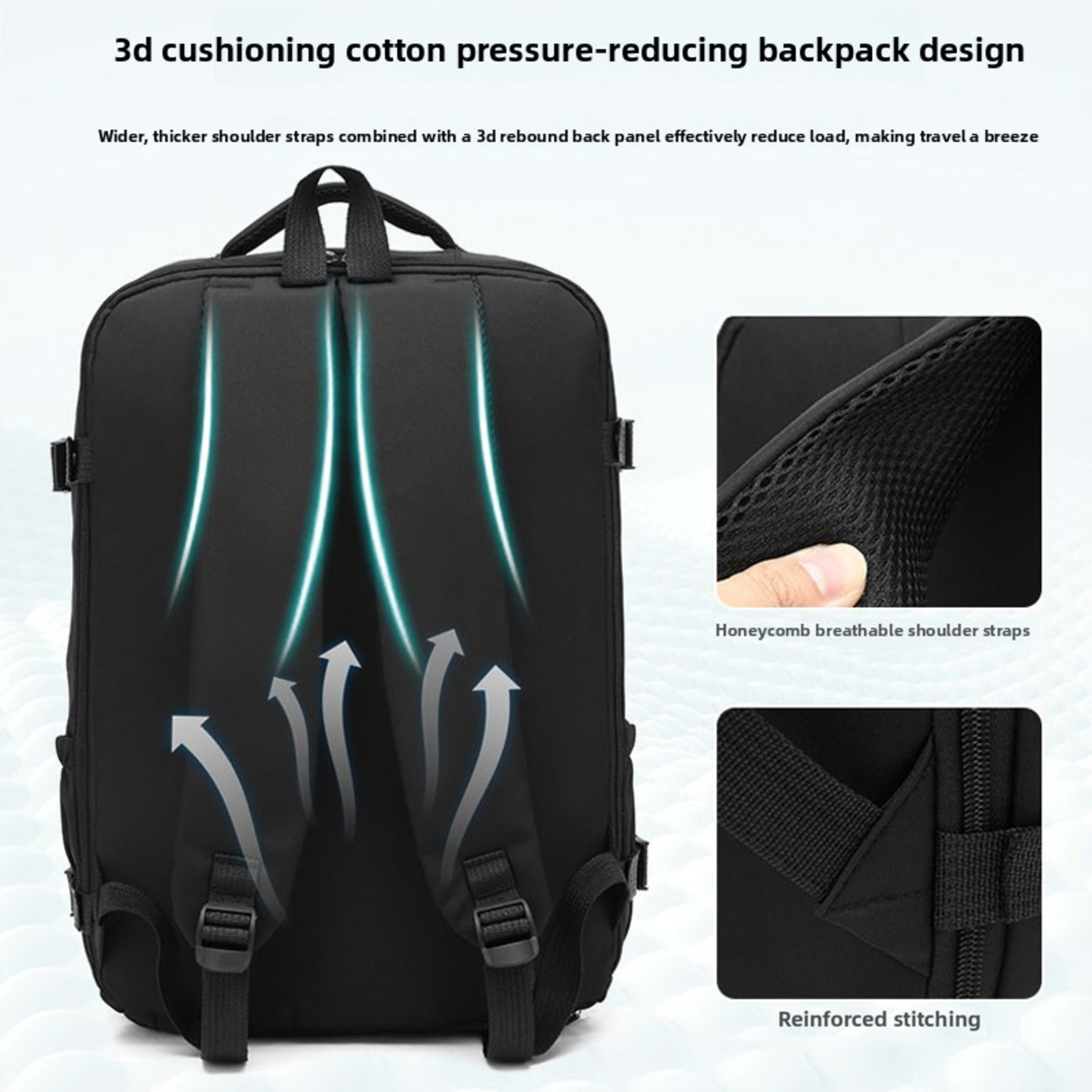 Designed For Easyjet Cabin Bag 44X30X14cm Carry On Travel Backpack Hand Luggage 9