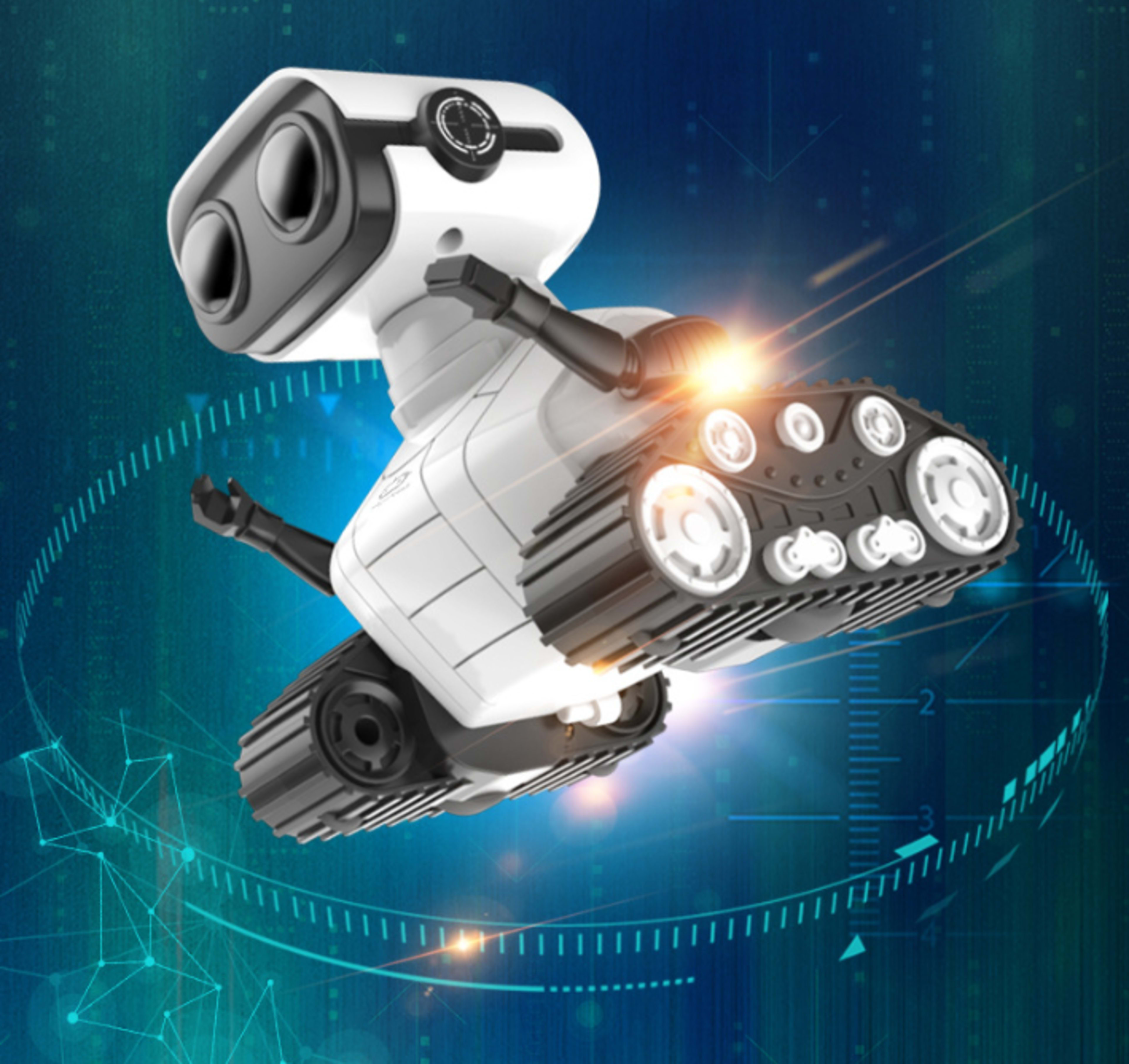 USB Rechargeable Remote Control Robot Toy Children 4