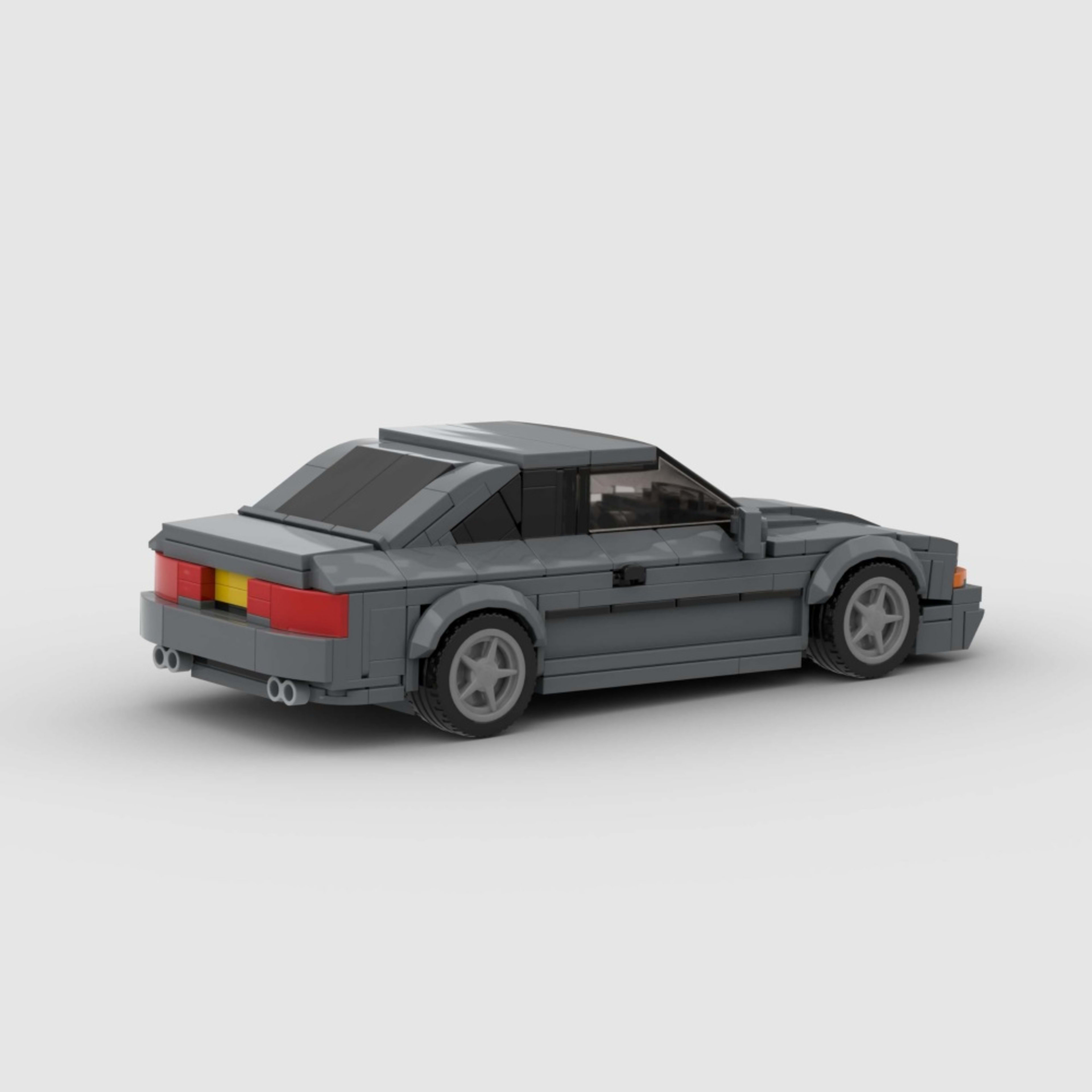 337PCS Gray Classic Sports Car Building Blocks, Retro Coupe Vehicle Model Kit Toy For Kids And Adults,Collectible Car Gi 5