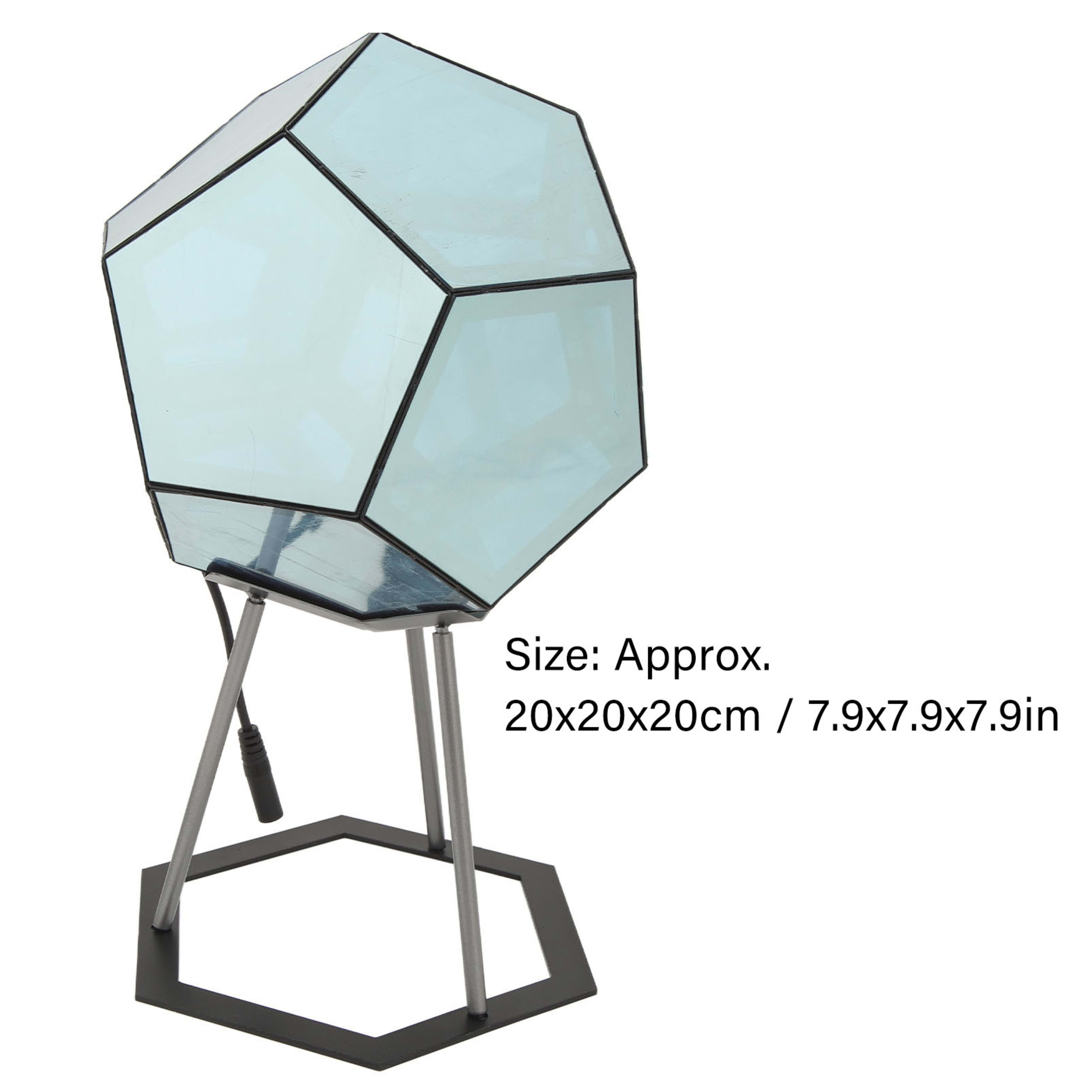 Dodecahedron Night Light Infinity Dodecahedron Color Art Light LED Night Light Lamp For Kids Room Bedroom Living Room Be 30