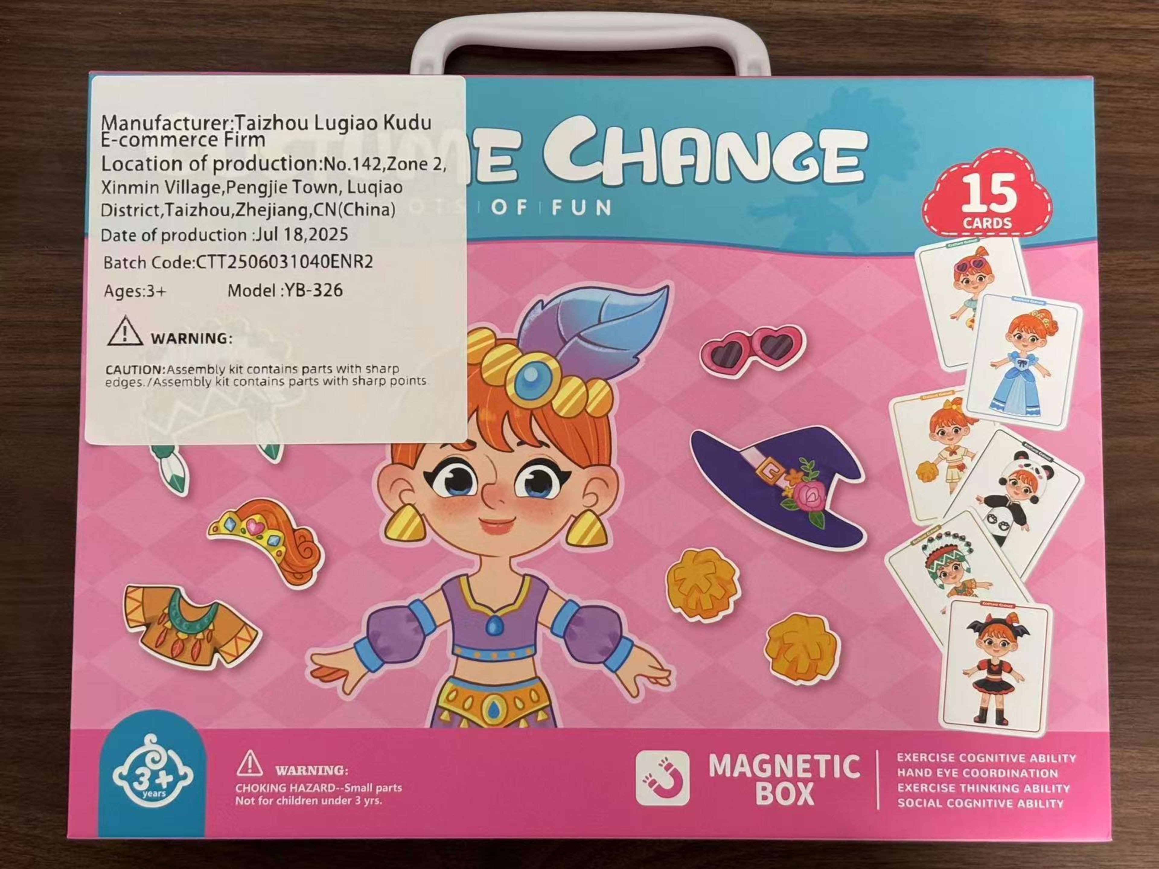 Princess Dress-Up Puzzle Toy Portable Magnetic Case With 10 Cards And 29 Puzzle Pieces Educational Dress-Up Toy For Chil 8