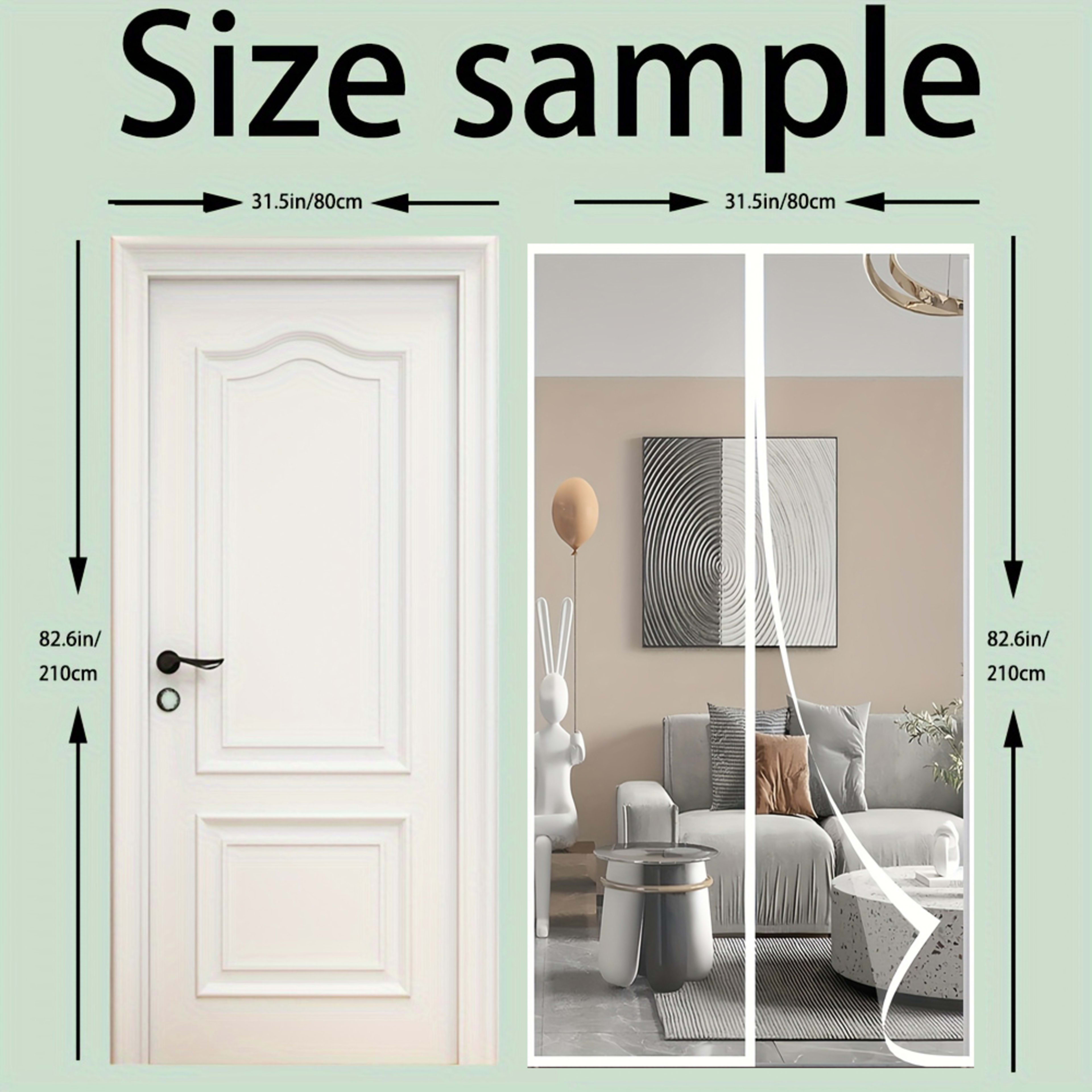 Magnetic Mosquito-proof Door Curtain, Summer Upgraded Screen Window, No Need To Drill, Mesh Curtain - Keeps Insects Out  6