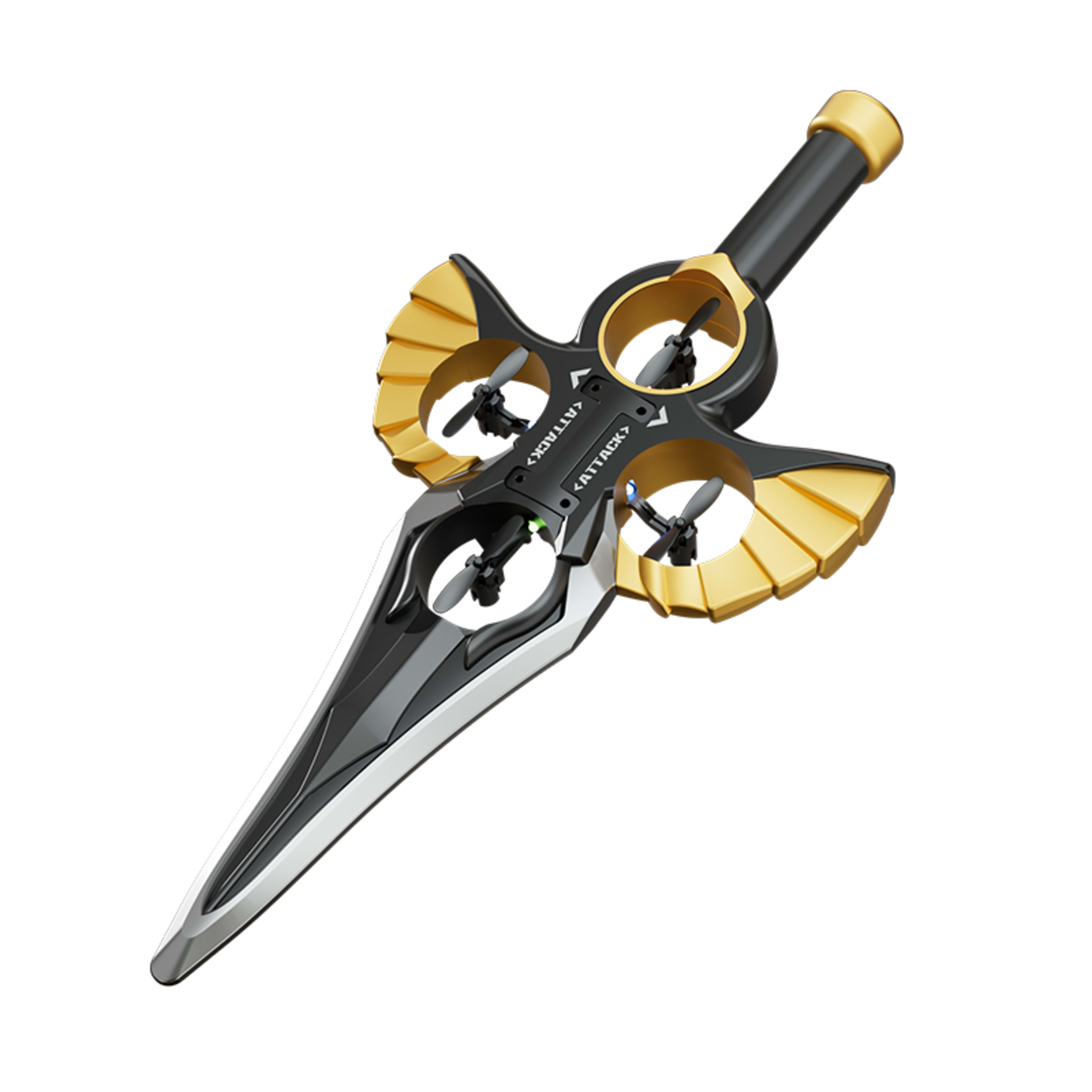Flying Sword - Golden,Copper Color  - Single Battery 9
