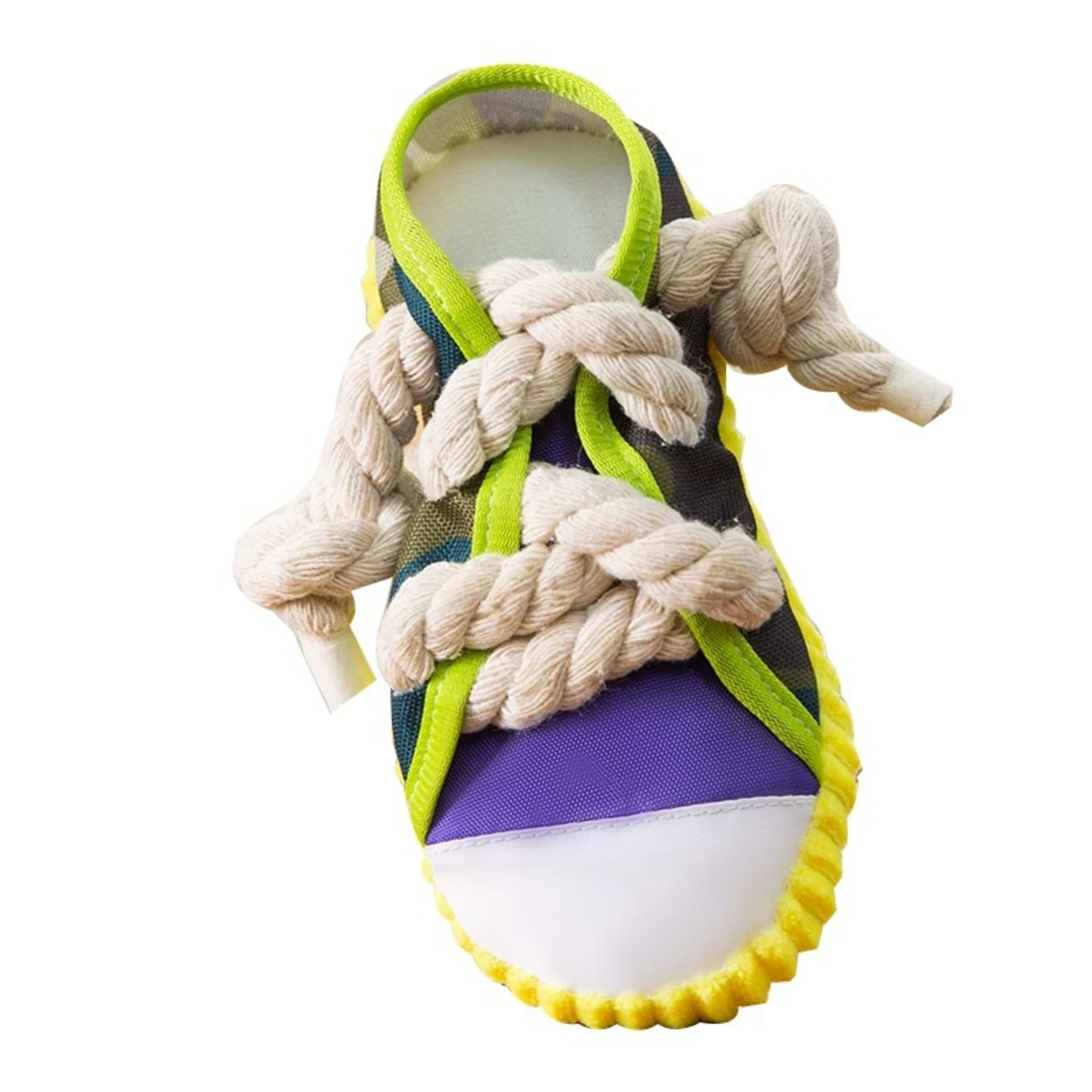 Dog Toys Shoes Pet Cotton Rope Slippers Sound Making Toys Teeth Cleaning Built-in BB Airbag Round Ball Bell Various 9