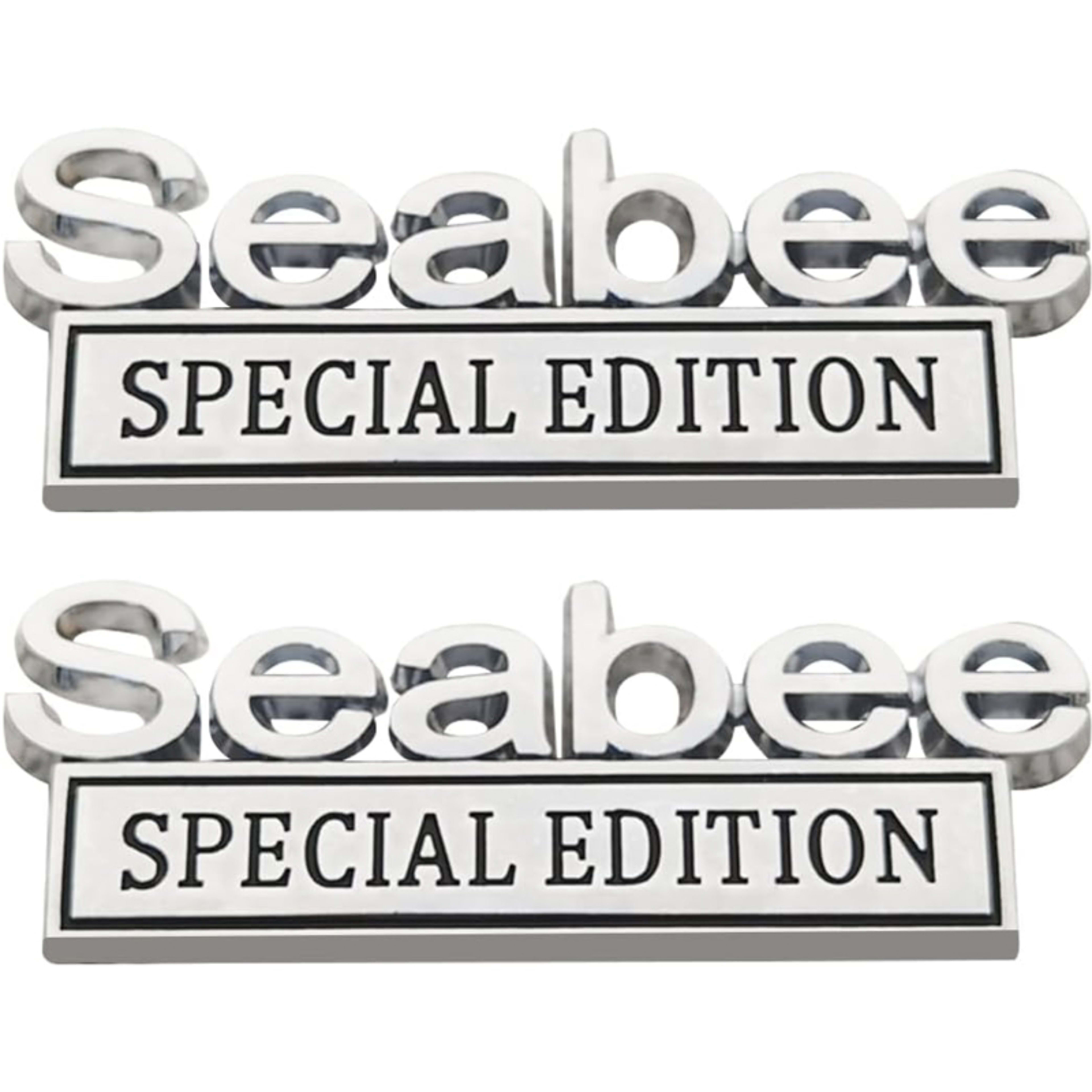 2pack Seabee Special Edition Emblems, Seabee Emblem 3D Badge Decal Car Truck SUV,Refrigerator Sticker,Window Display Sti 7