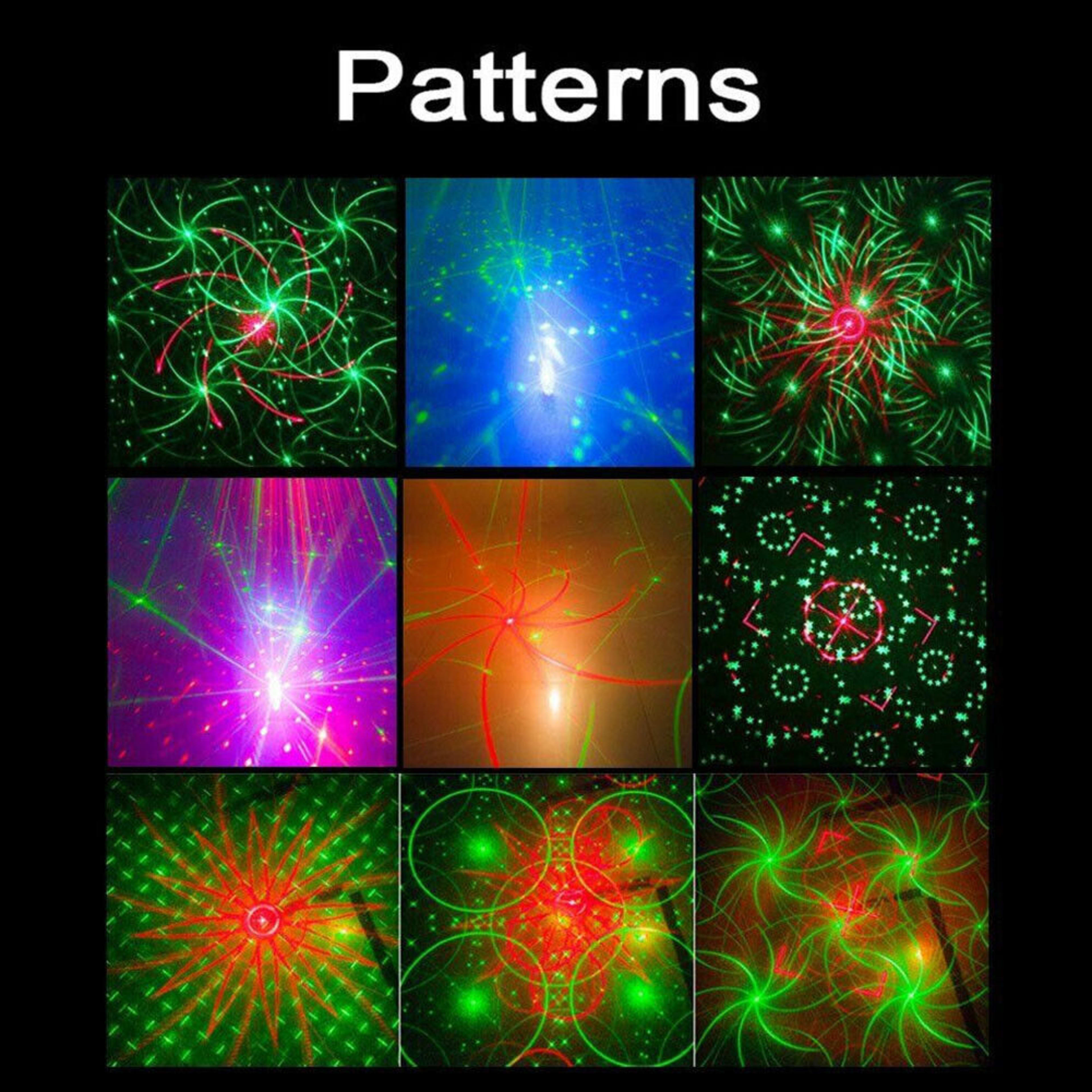 240 Patterns Laser Projector Stage Light LED RGB Party KTV Club USB Disco Light 2