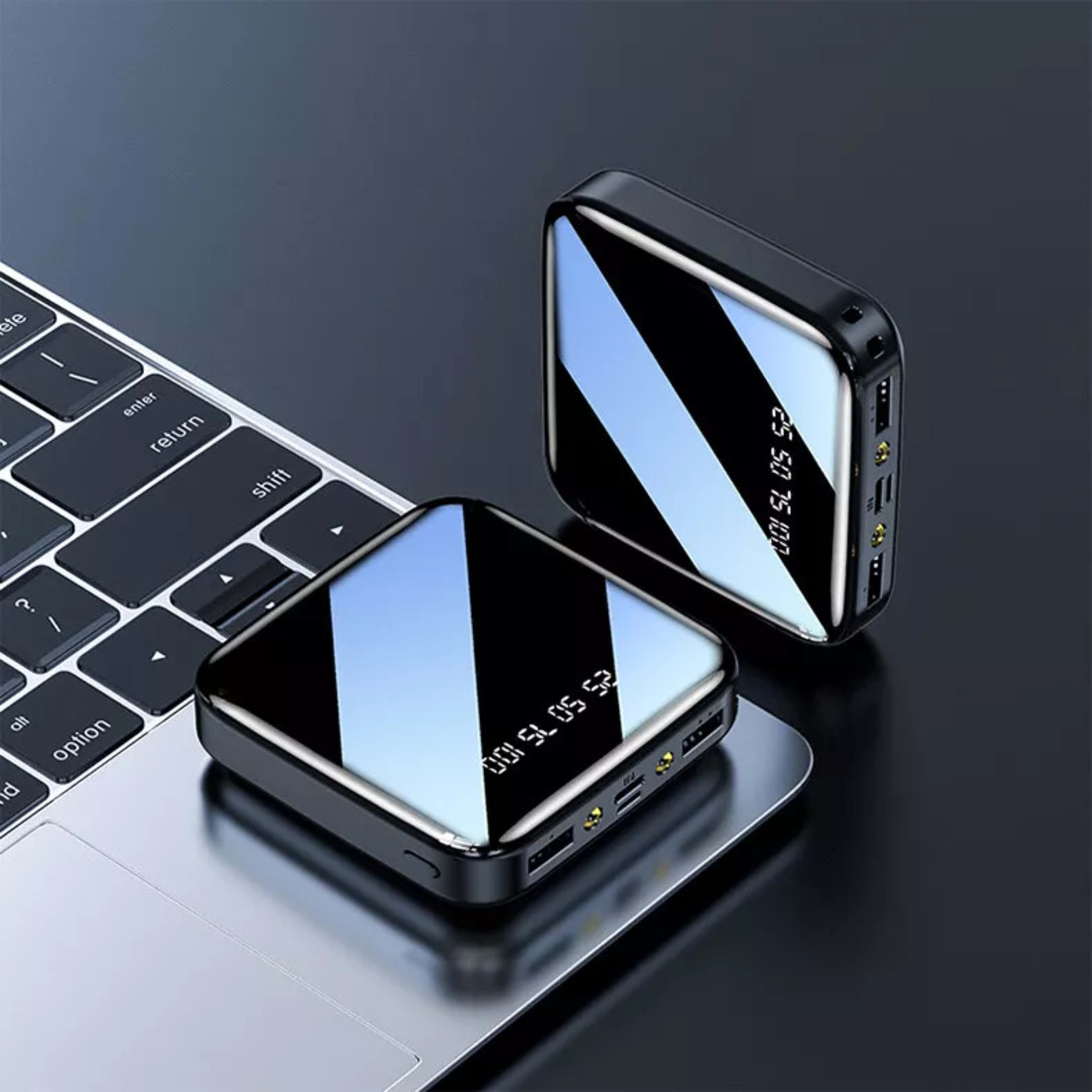 1o000mAh Power Bank, Portable Fast Charger, Battery With 2 USB For Mobile Phones 3