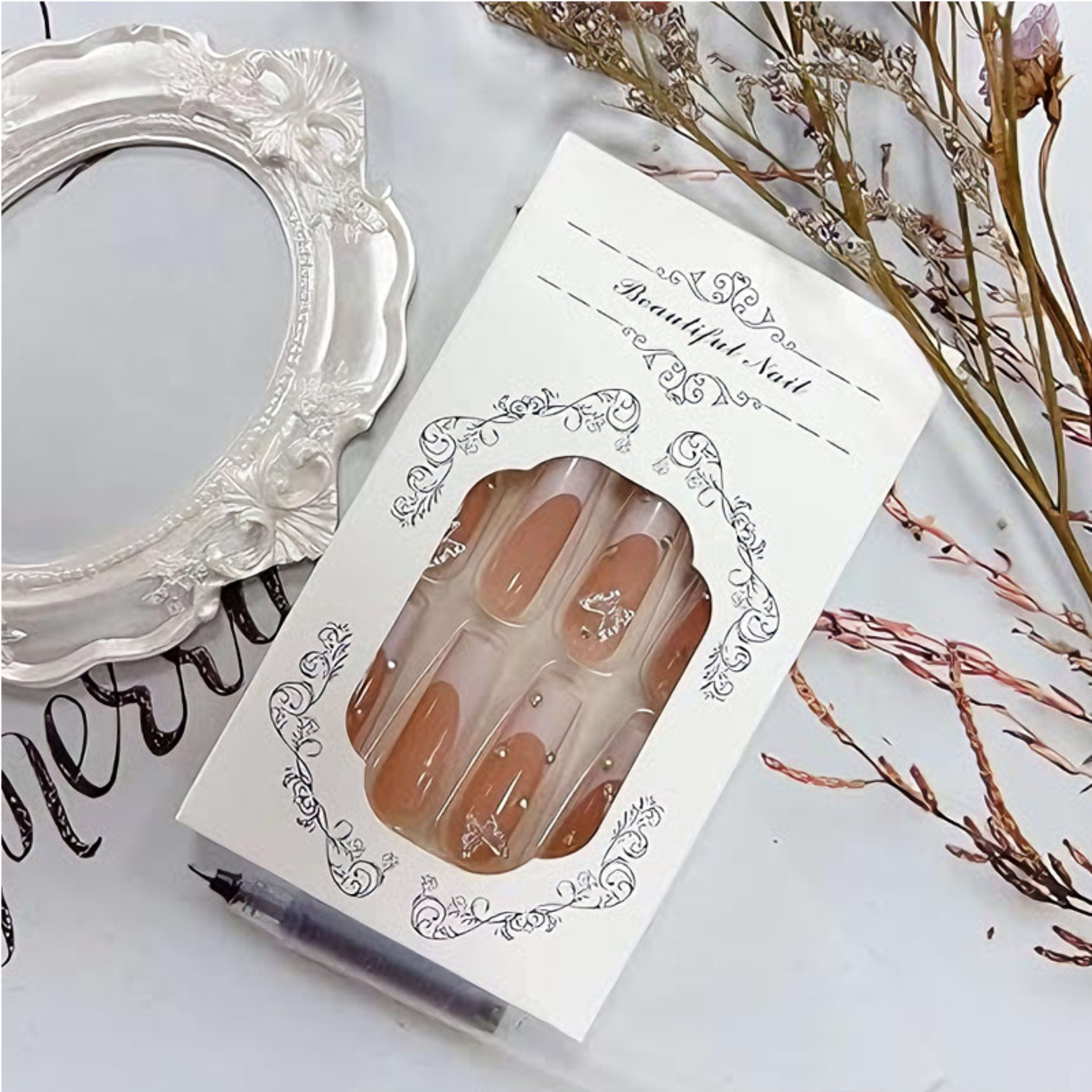 24 PCS Diamond Butterfly Nail Art 5