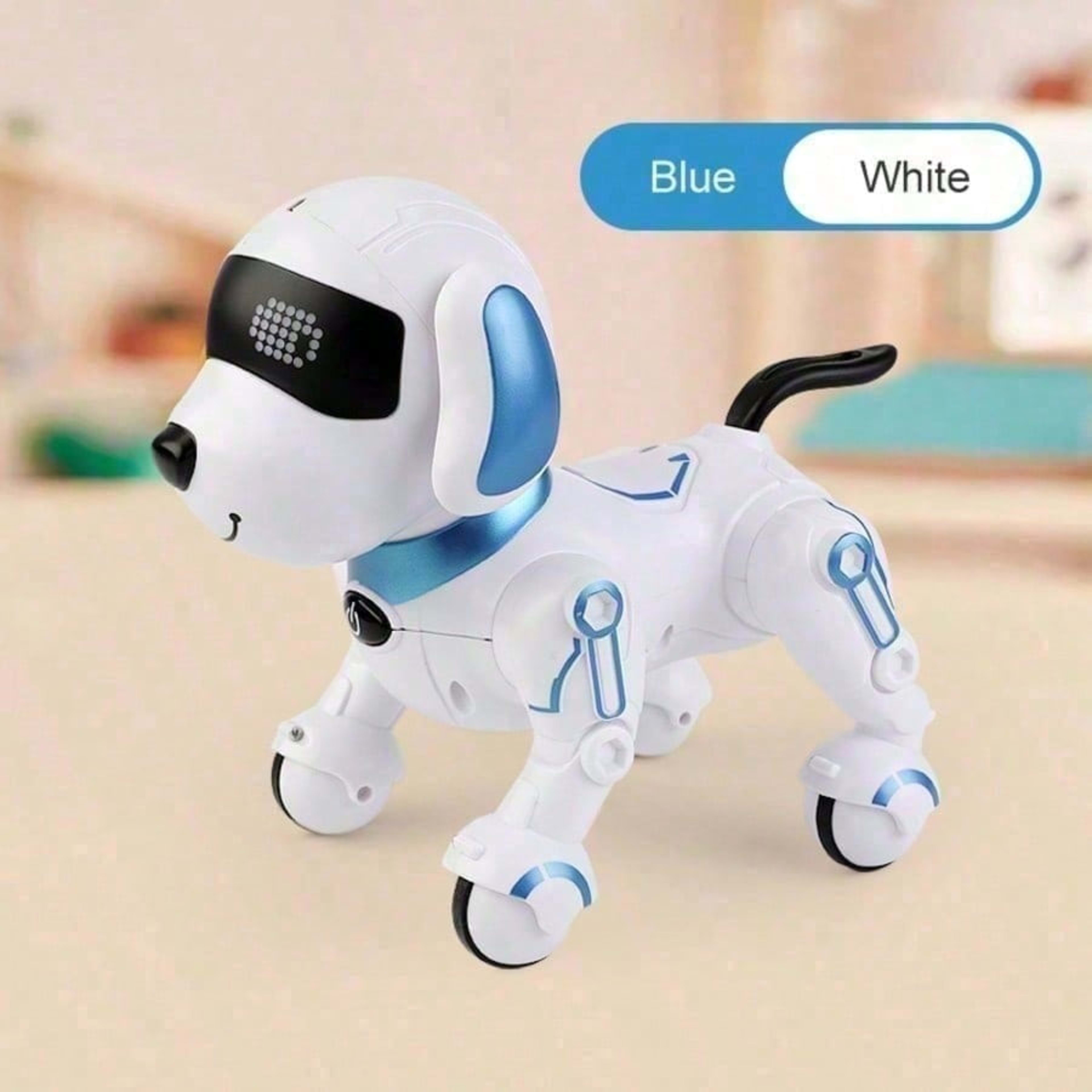 Interactive AI Smart Robot Dog, Rechargeable, Touch Sensor And Remote Control Toy For Kids Ages 3 3