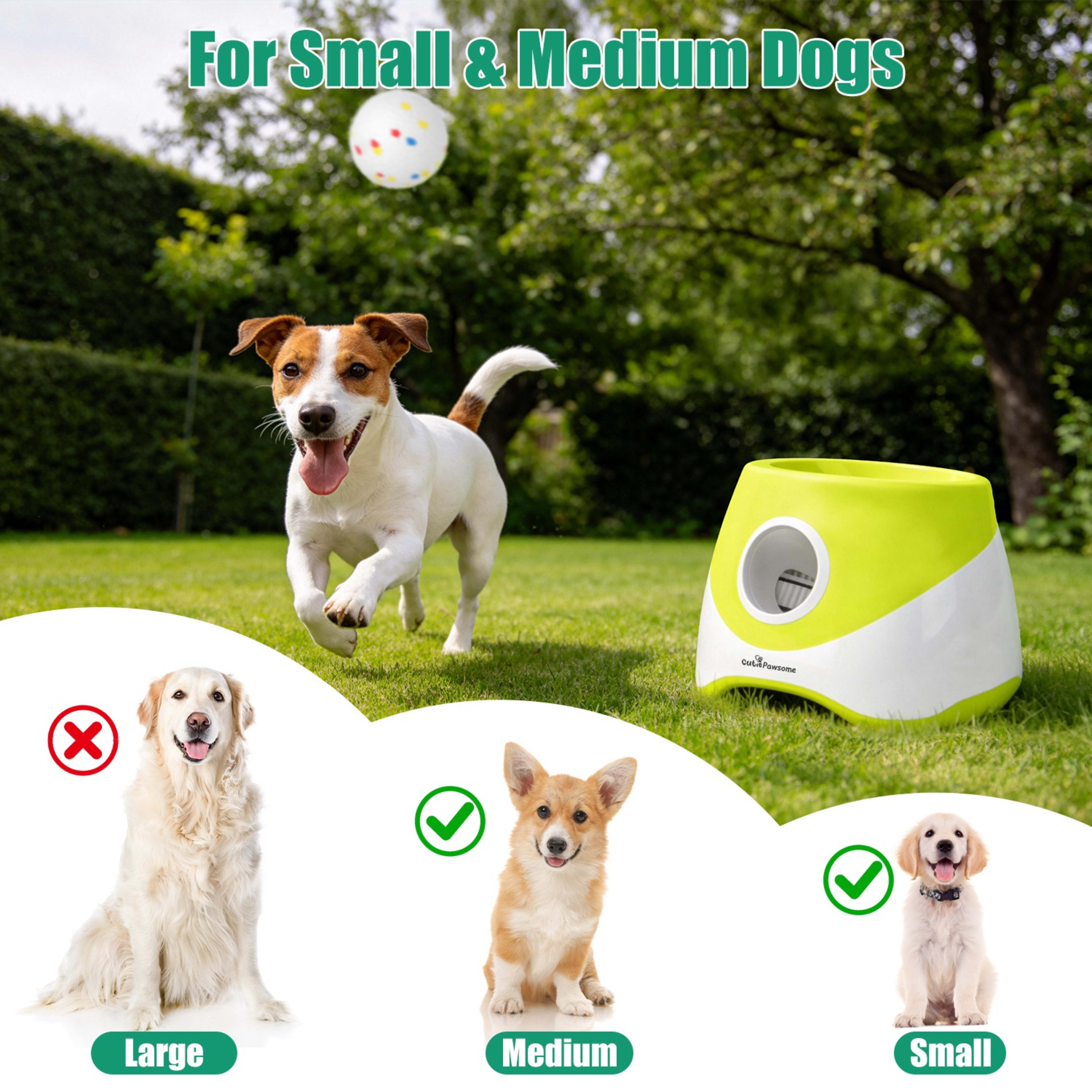 Automatic Dog Ball Launcher Rechargeable Interactive Pet Ball Thrower For Small Medium Dogs Interactive Dog Fetch Toy Wi 11
