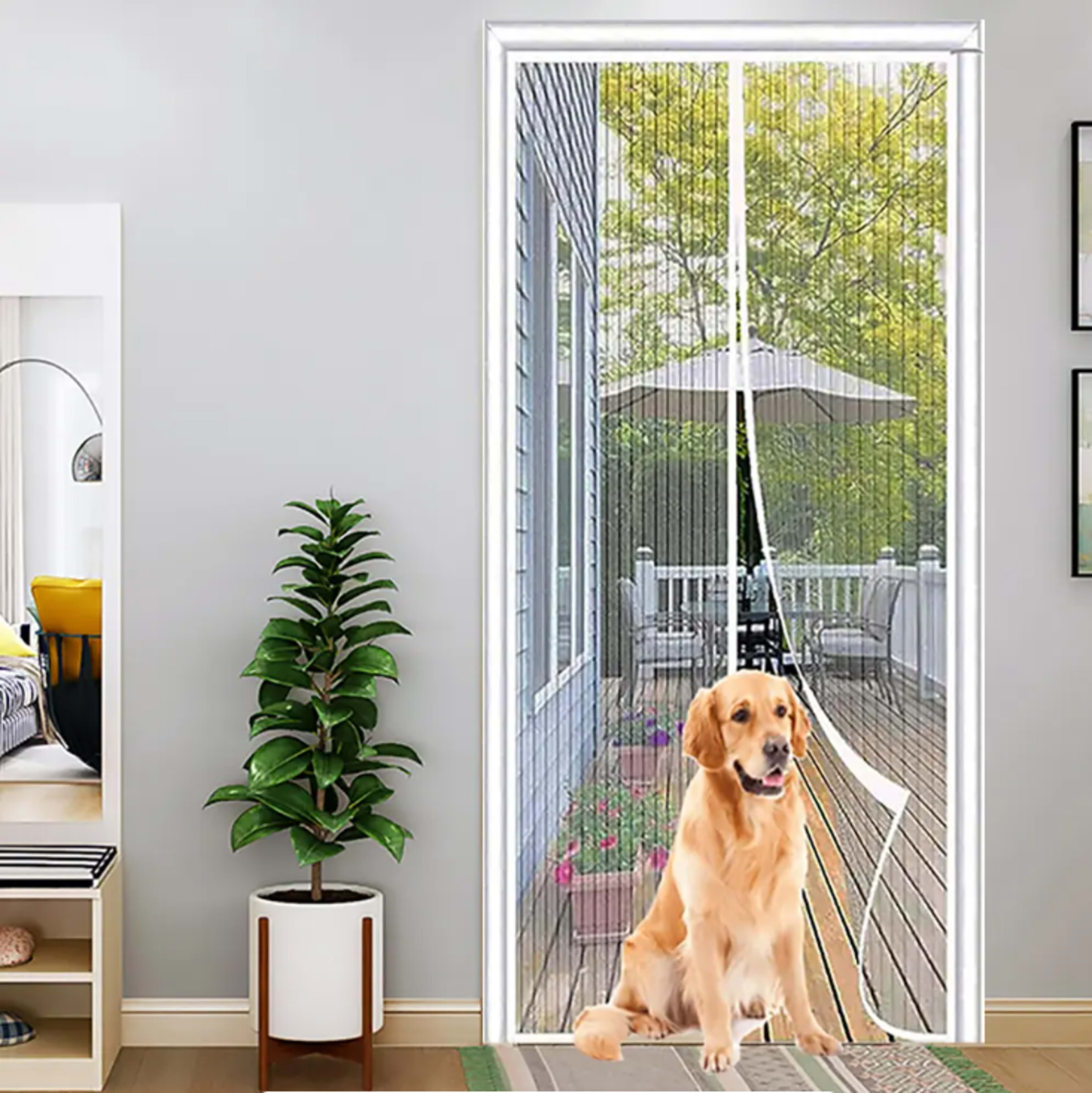 Automatic Self Closing Magnetic Screen Door  Heavy Duty Magnetic Closure, No Drilling Required, Suitable For Indoor Outd 9