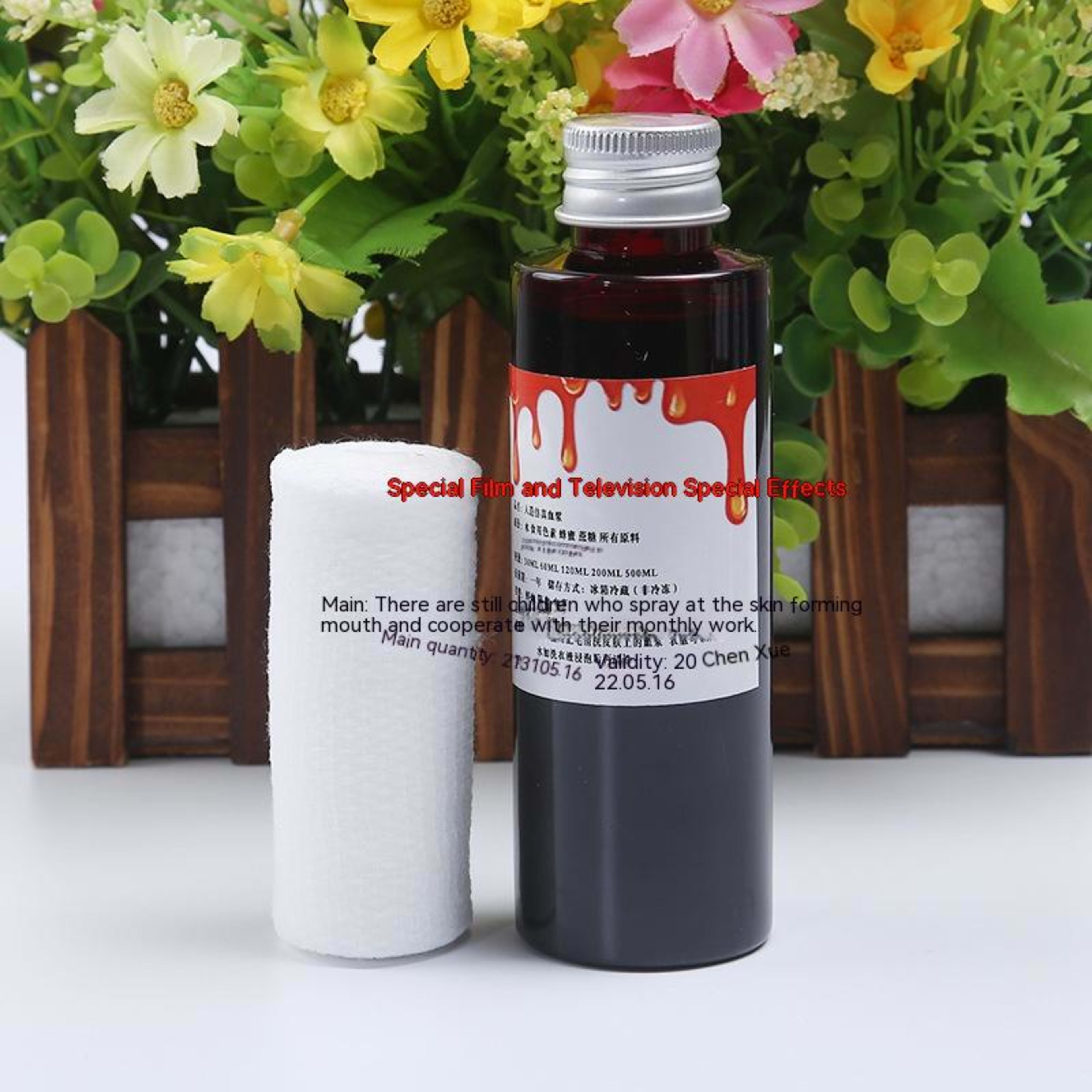 Halloween Decoration Plasma Fake Blood Capsule Simulation Props 12