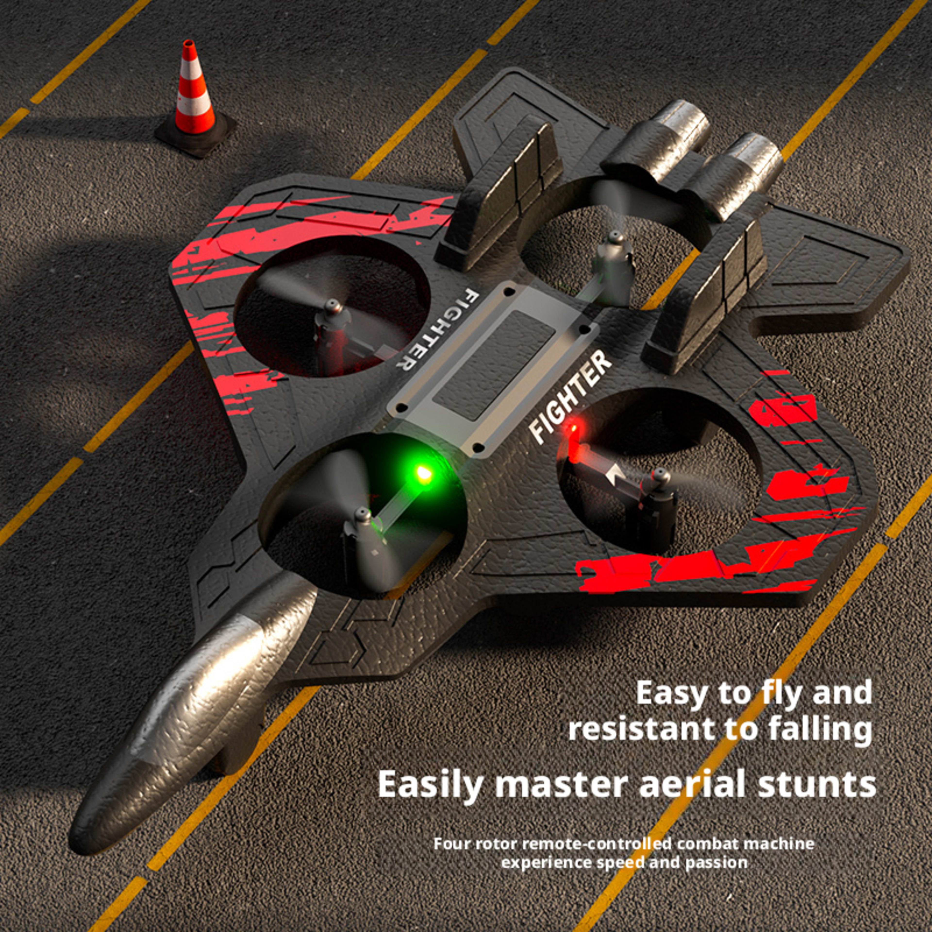Foam Aircraft - Red,Blue- Dual Power 6