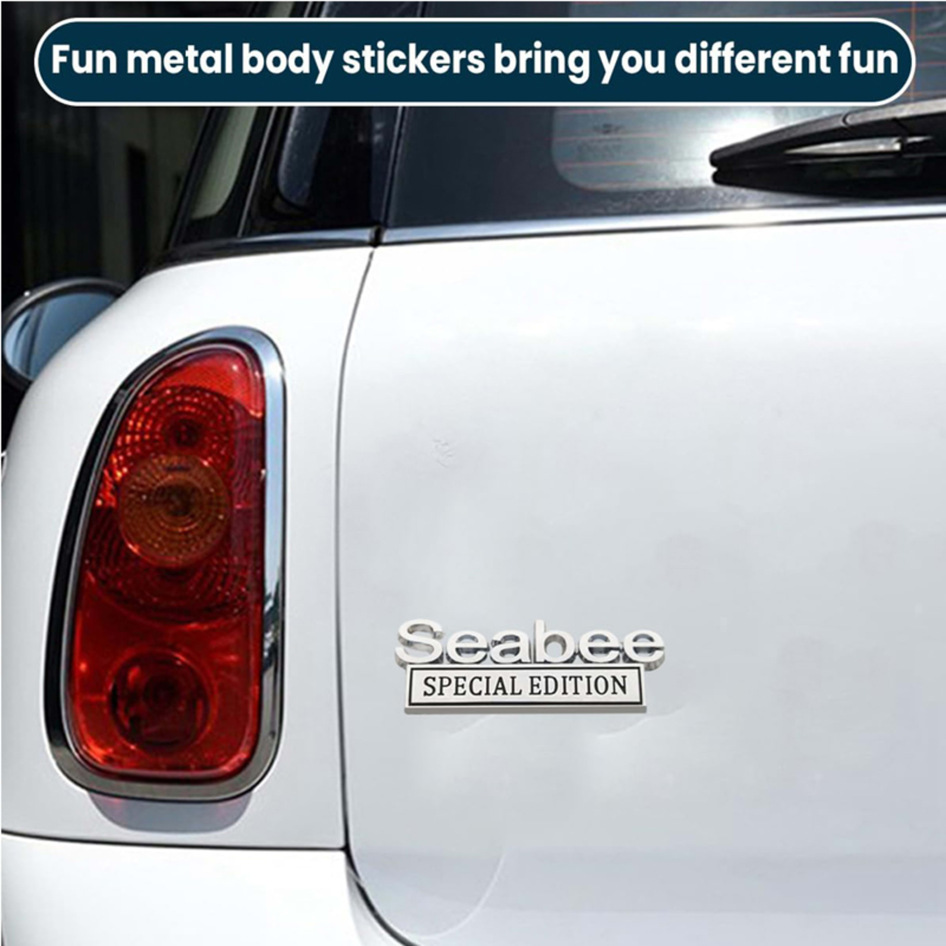 2pack Seabee Special Edition Emblems, Seabee Emblem 3D Badge Decal Car Truck SUV,Refrigerator Sticker,Window Display Sti 10