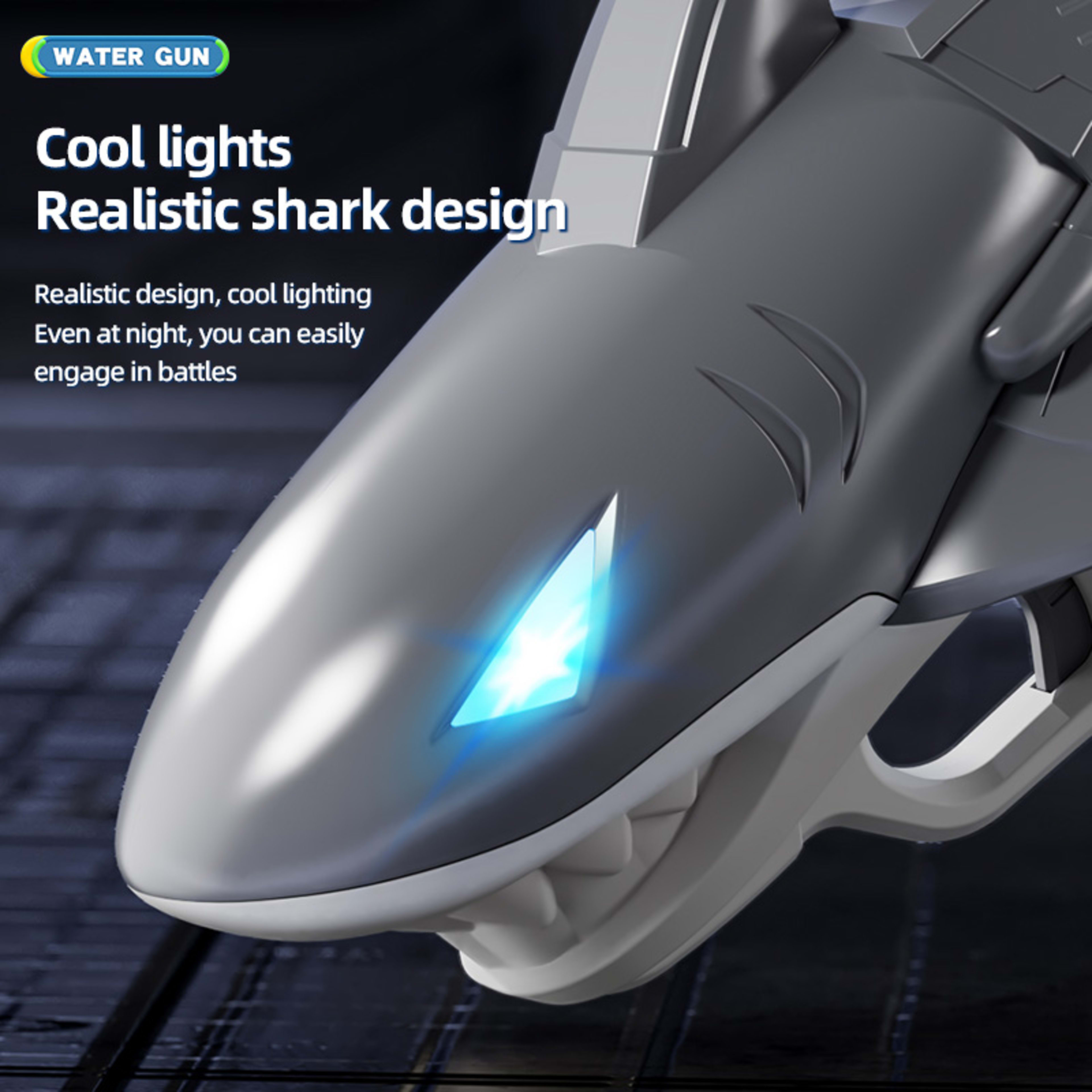 Shark Water Gun SYSQ-Gray,Blue 20