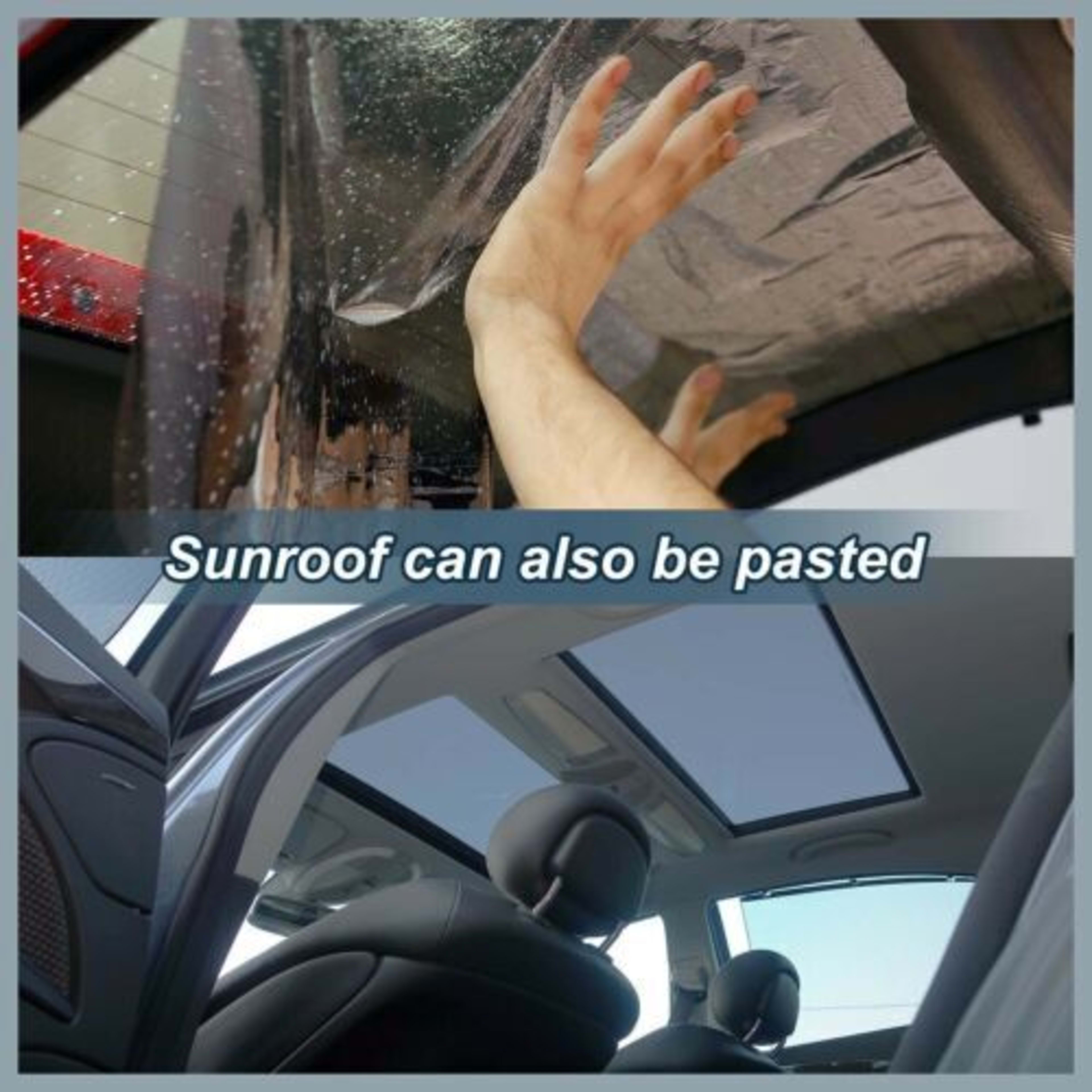 CAR WINDOW TINT FILM KIT TINTING SUPER DARK BLACK LIMO  75CM X 6M UK 11