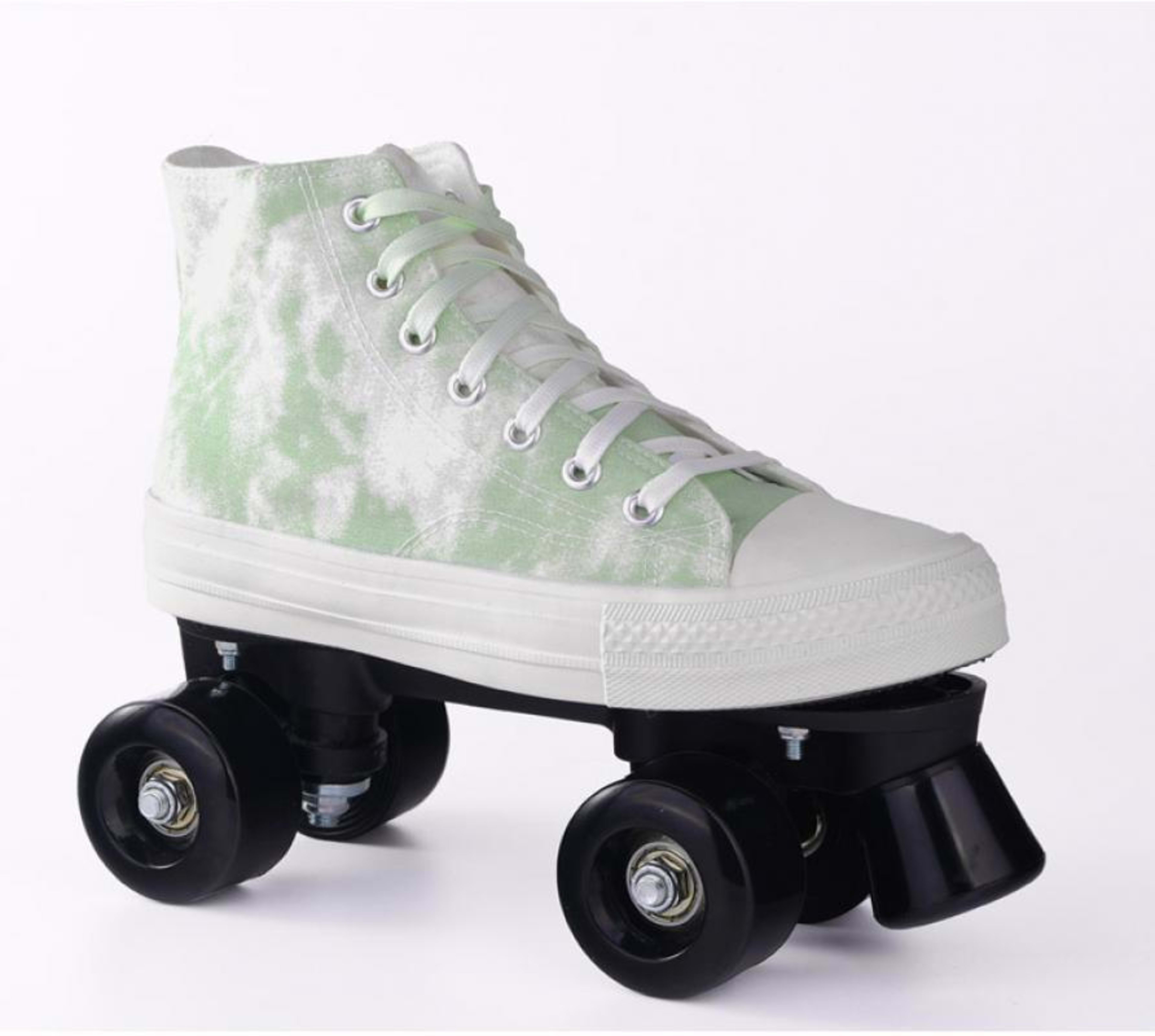 Camouflage Canvas Skates Double Row Four-wheeled Adult 3