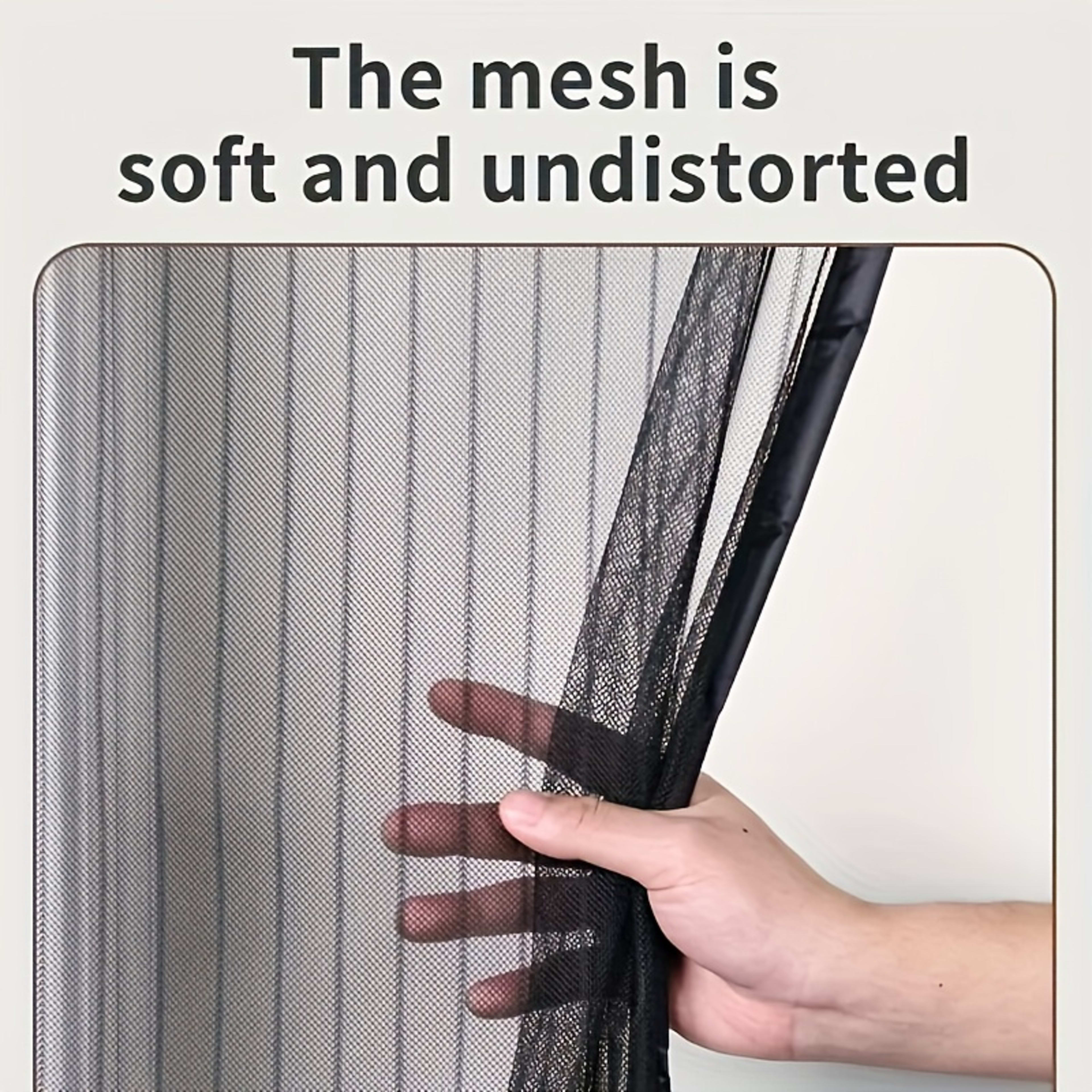 1 Easy-to-install Magnetic Screen Door - Pet-friendly, No-drill Mesh Curtain With Auto-close Feature, Durable And Weathe 7