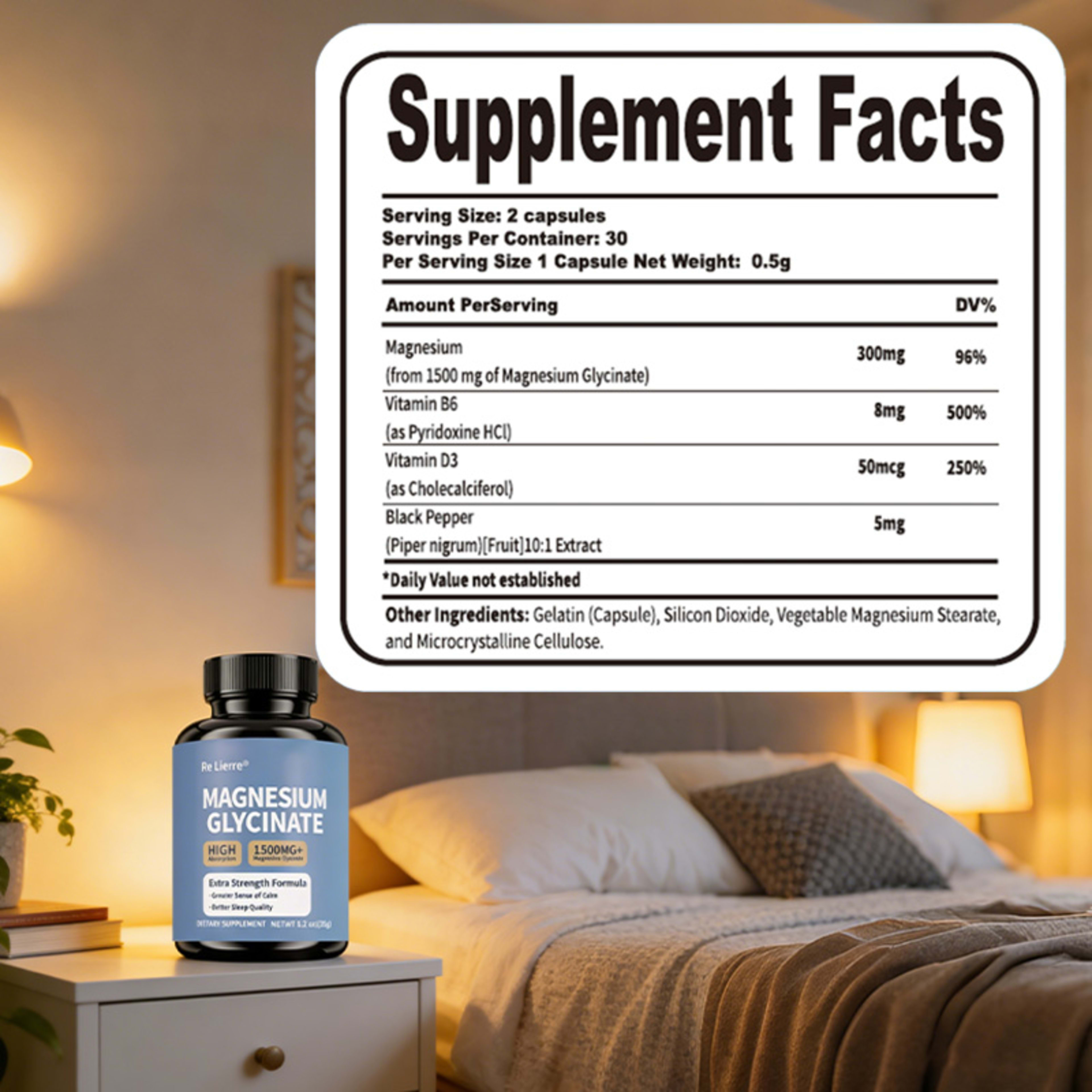 Magnesium Glycinate Capsules 6
