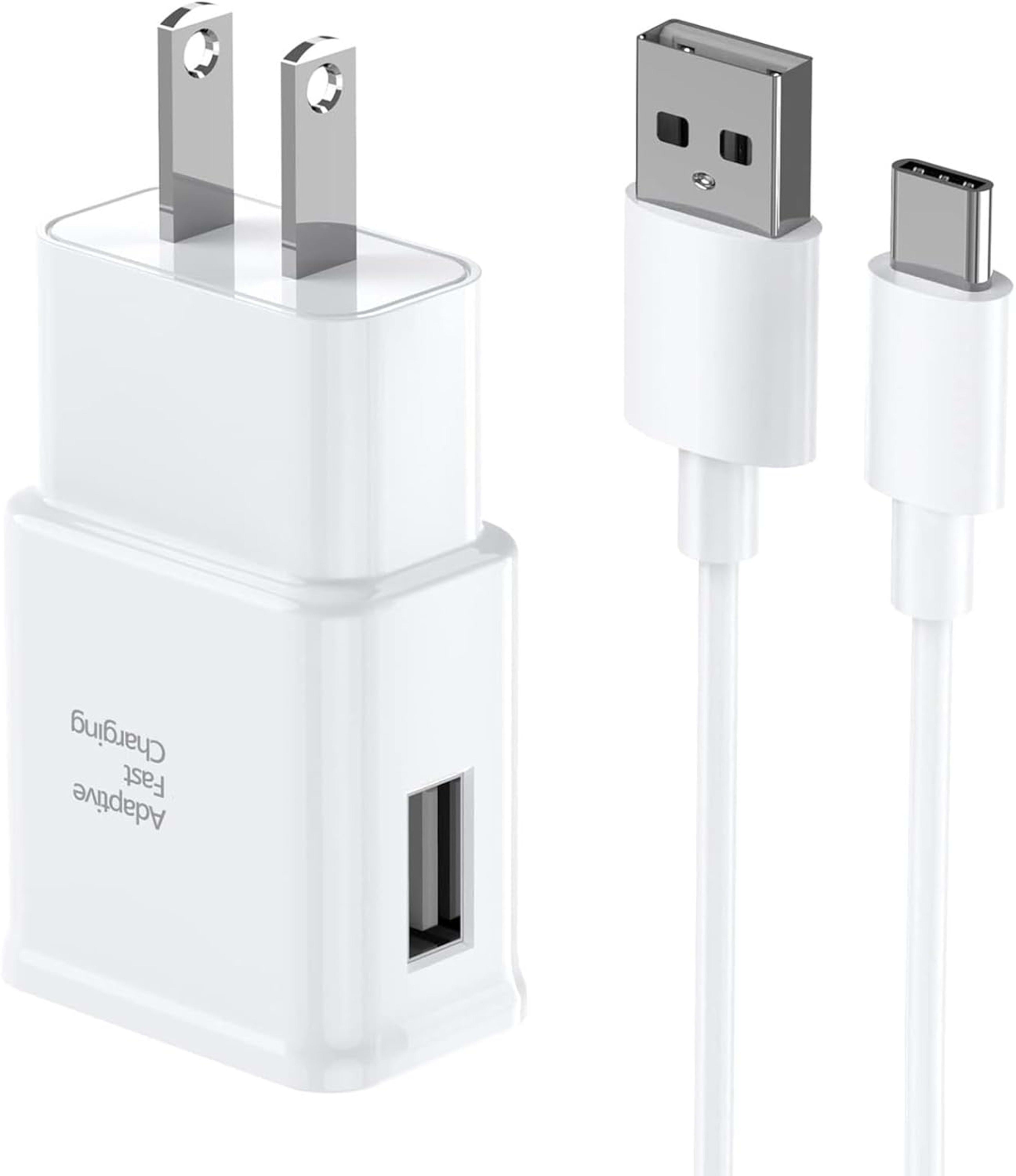 Type C Charger Fast Charging, 2 Pack USB C Android Phone Wall Charger Block And 6ft Charge Cable Cord, For Androids Gala 2