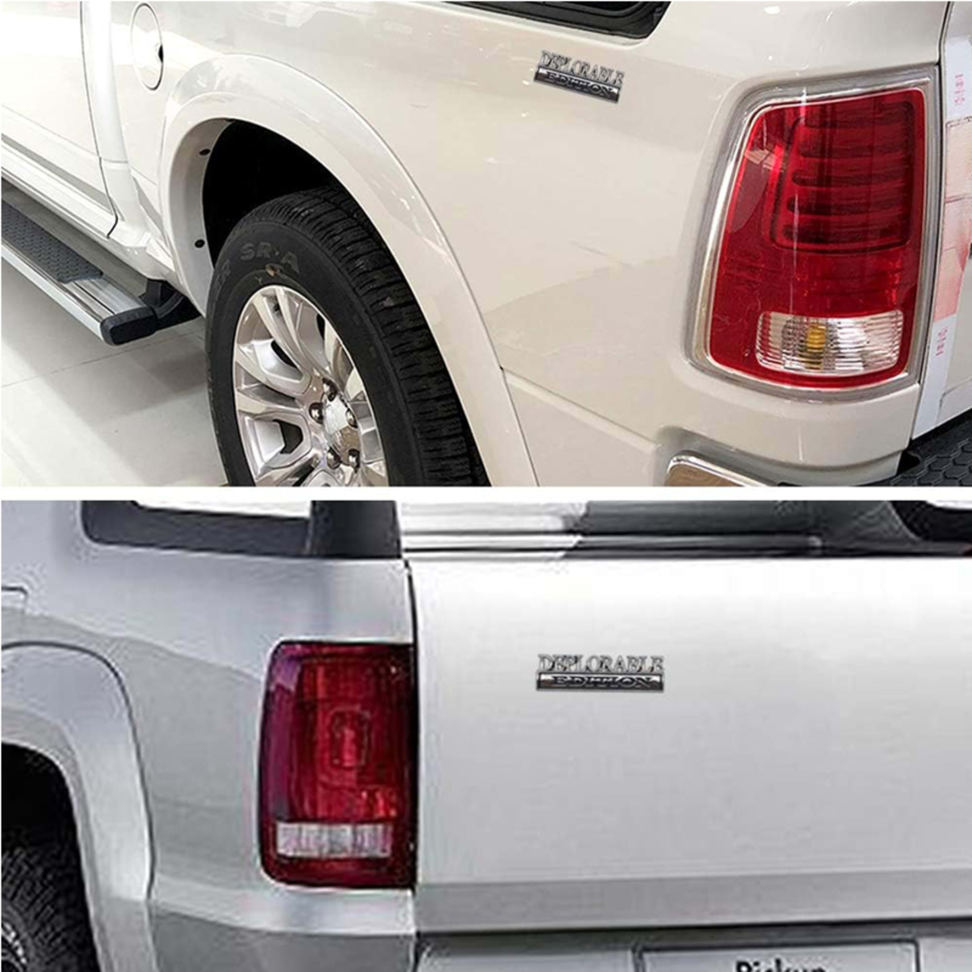 2pcs Deplorable Edition Emblems, Emblem 3D Badge Decal Car Truck SUV,Refrigerator Sticker,Window Display Stickers,Bicycl 9