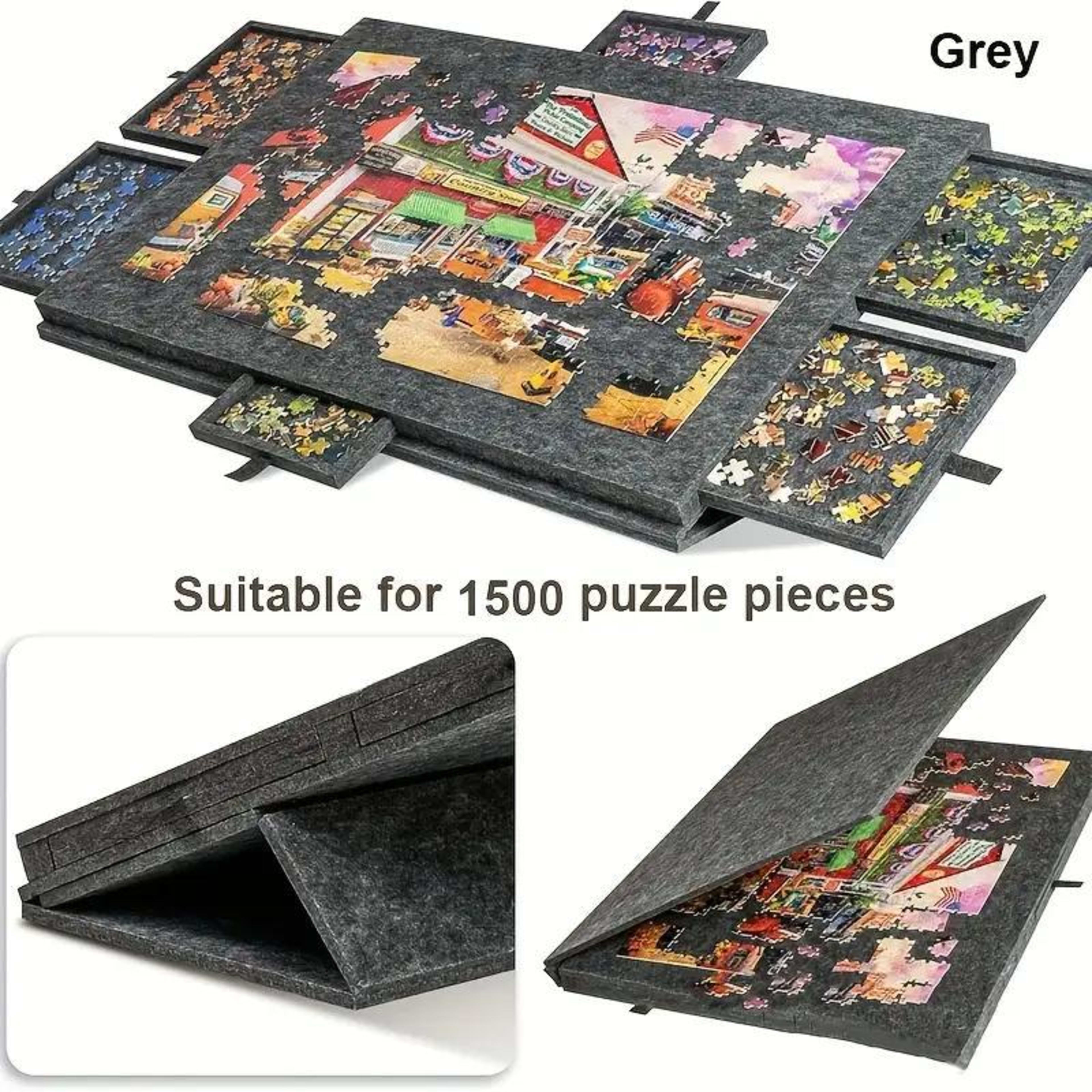 Foldable Puzzle Table With Sorting System Portable Puzzle Organizer For Adults Featuring A Built-in Stand And Protective 20