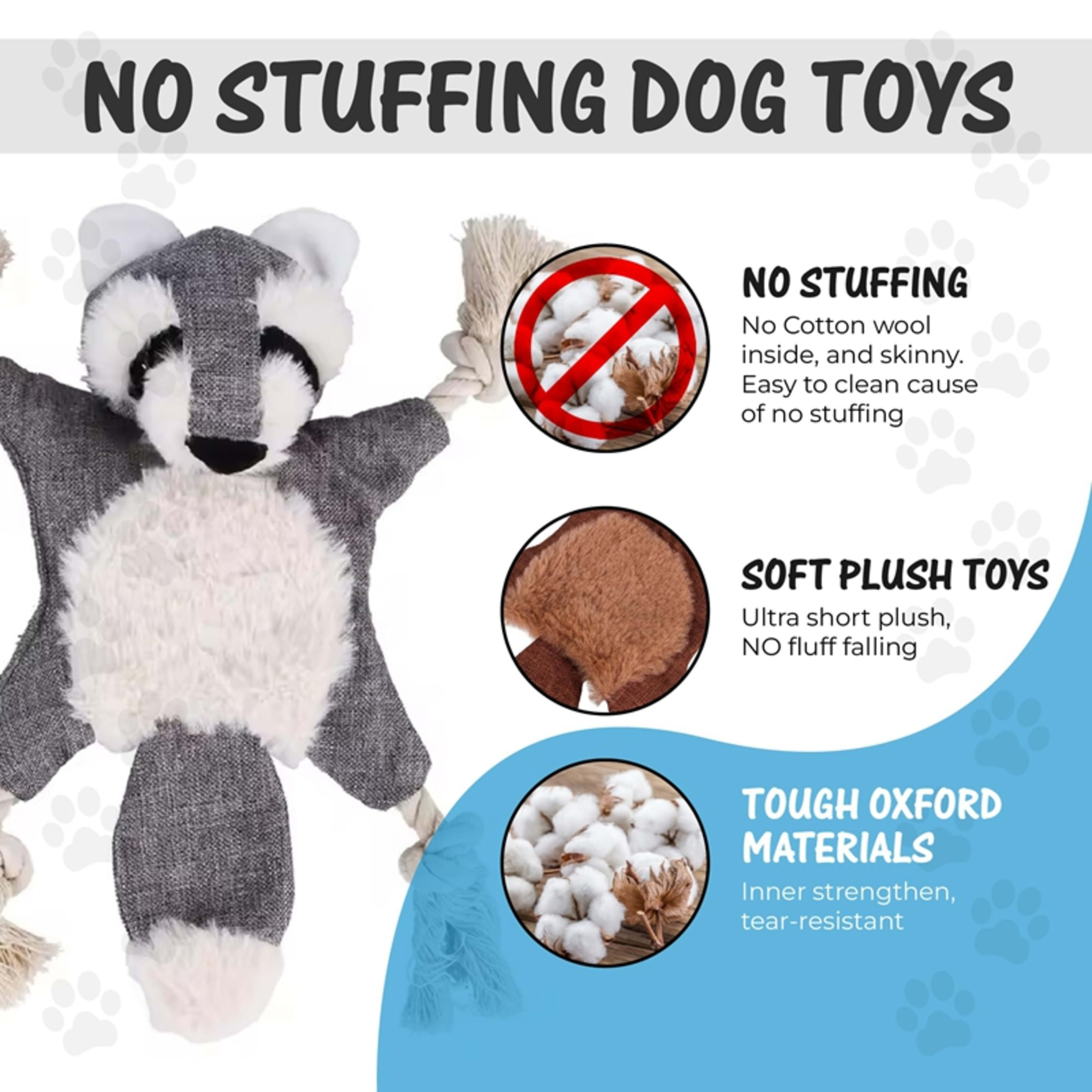 Dog Toys, Stuffed, Chewing, Plush, Squeaky Animal Pet Toys, Puppy, Fox, Squirrel, Dog, Cat, Chewing, Squeaky Toys, Pet S 9