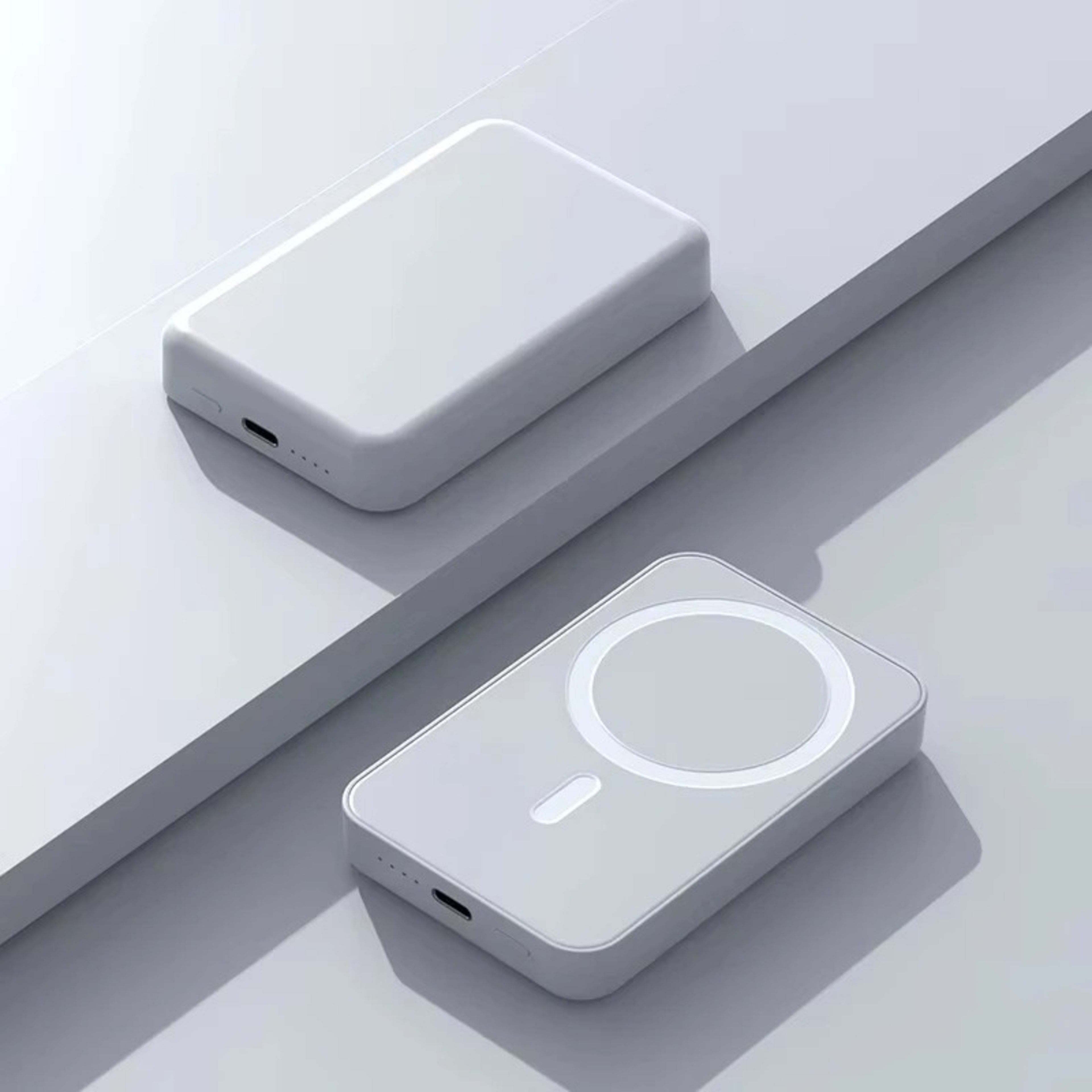 20W Power Bank With Magnetic Closure, 10000mAh, Portable, Wireless, Fast Charging, MagSafe Compatible For IPhone 15 Pro  10