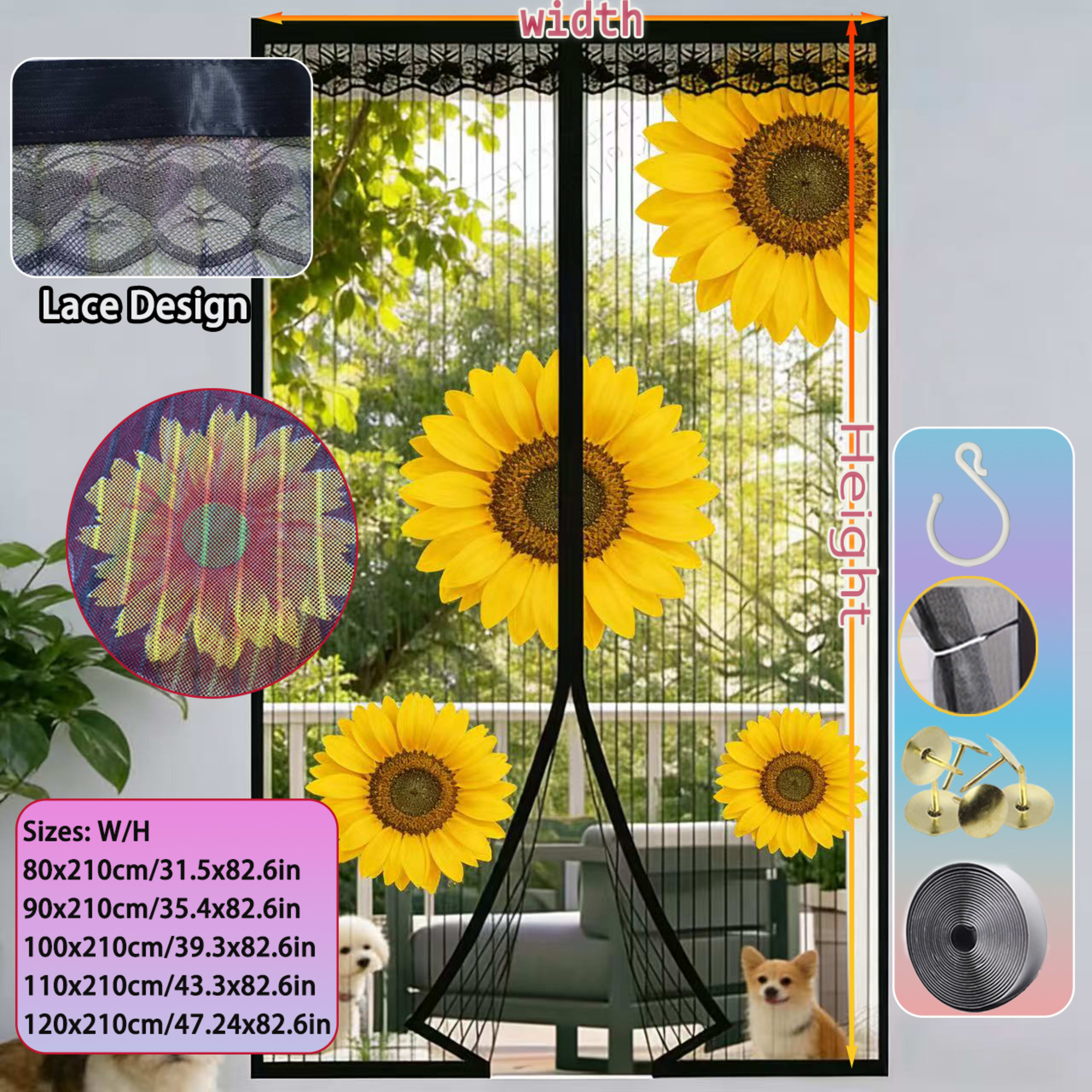 One Automatic Self-closing Magnetic Screen Door With Powerful Magnetic Blocks To Ensure A Tight Closure, Preventing Mosq 5
