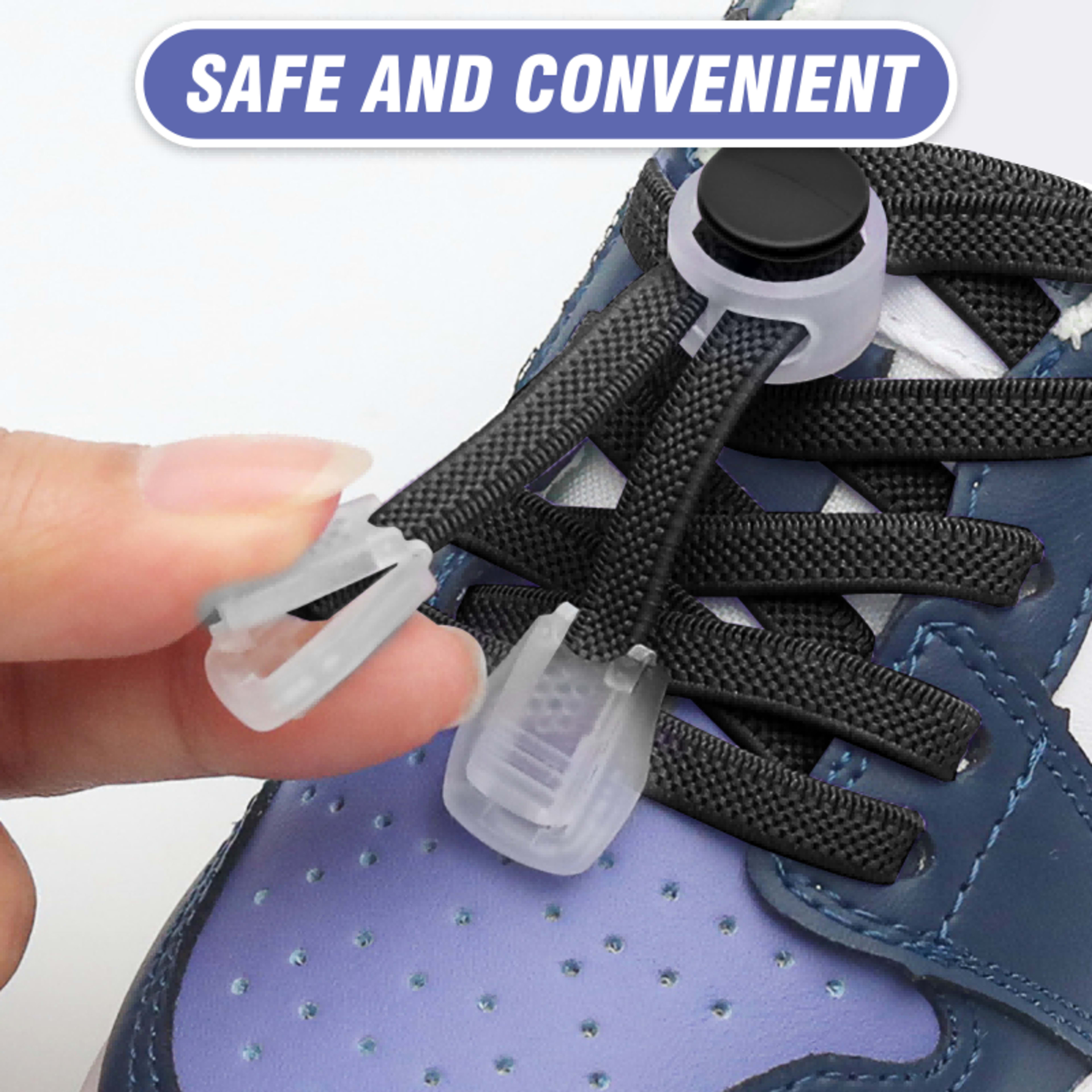 1 Set Of Plastic Shoe Buckles, Comfortable And Fast, Suitable For Children With Lockable Sports Shoes, Sports Shoelaces, 8