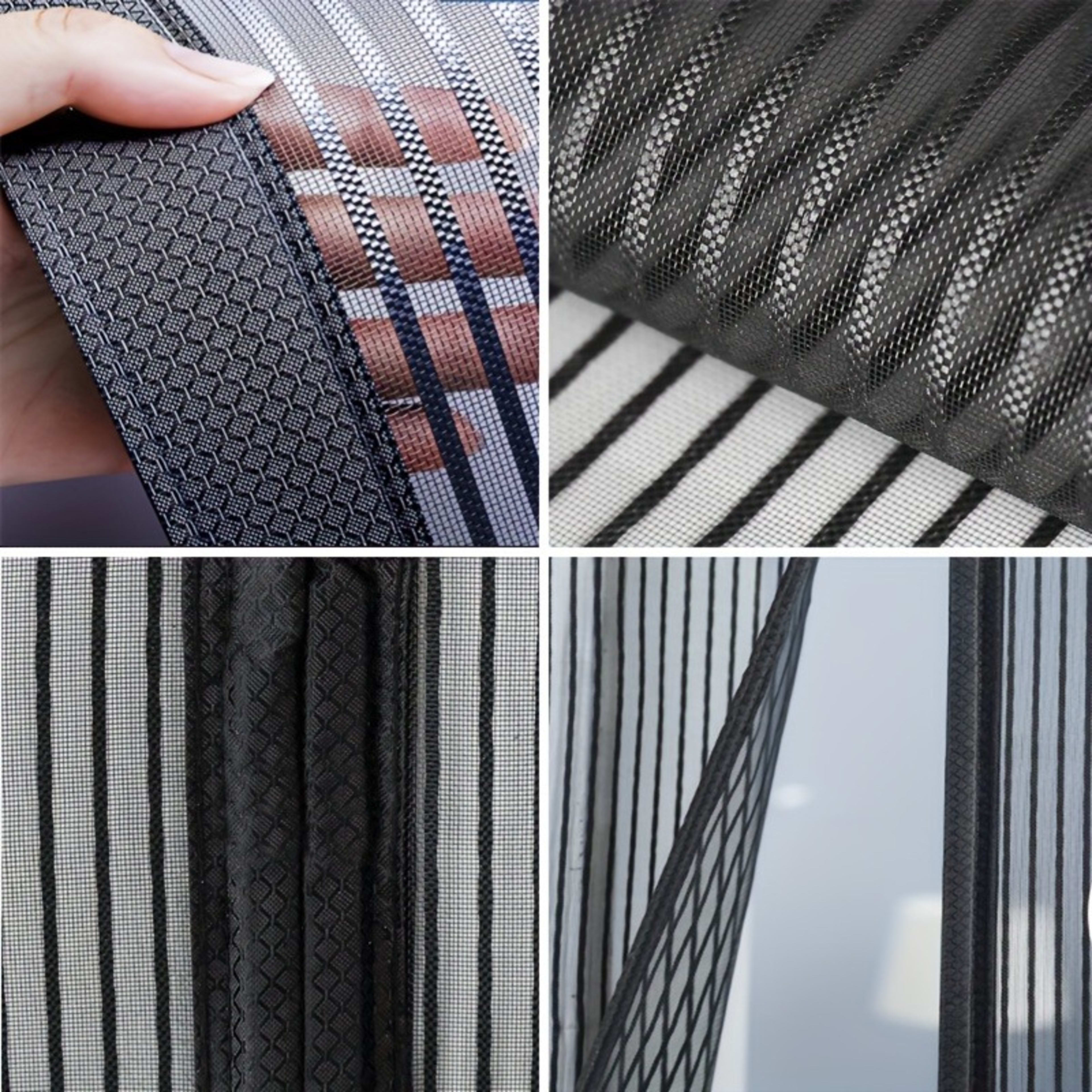One Magnetic Mosquito Screen Door, Upgraded Summer Screen Window, No Drilling Needed, Made Of Diamond Mesh Material - In 8