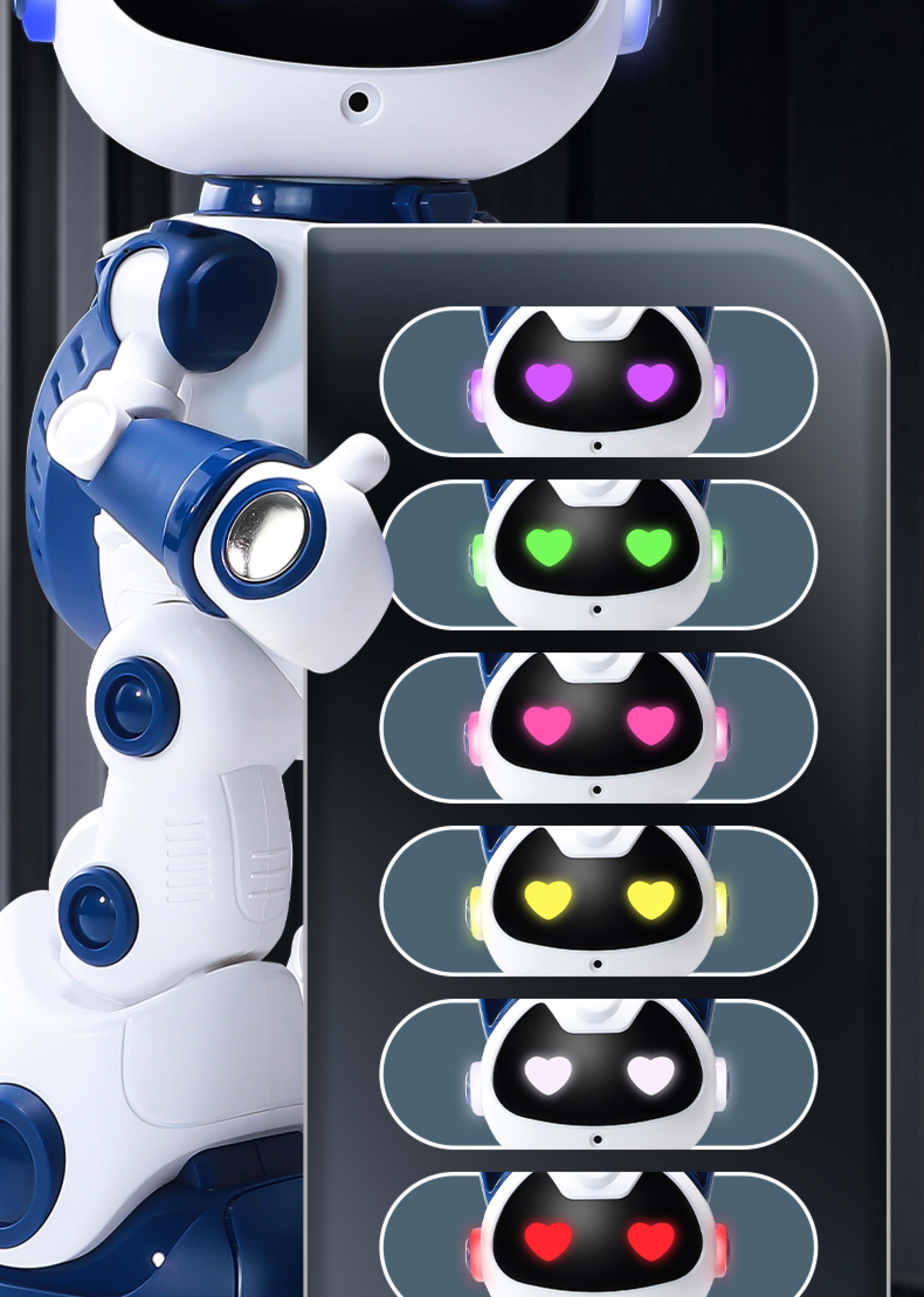 Intelligent Programming Gesture Induction Robot Spray Cool Breathing Lamp Children's Toys 29
