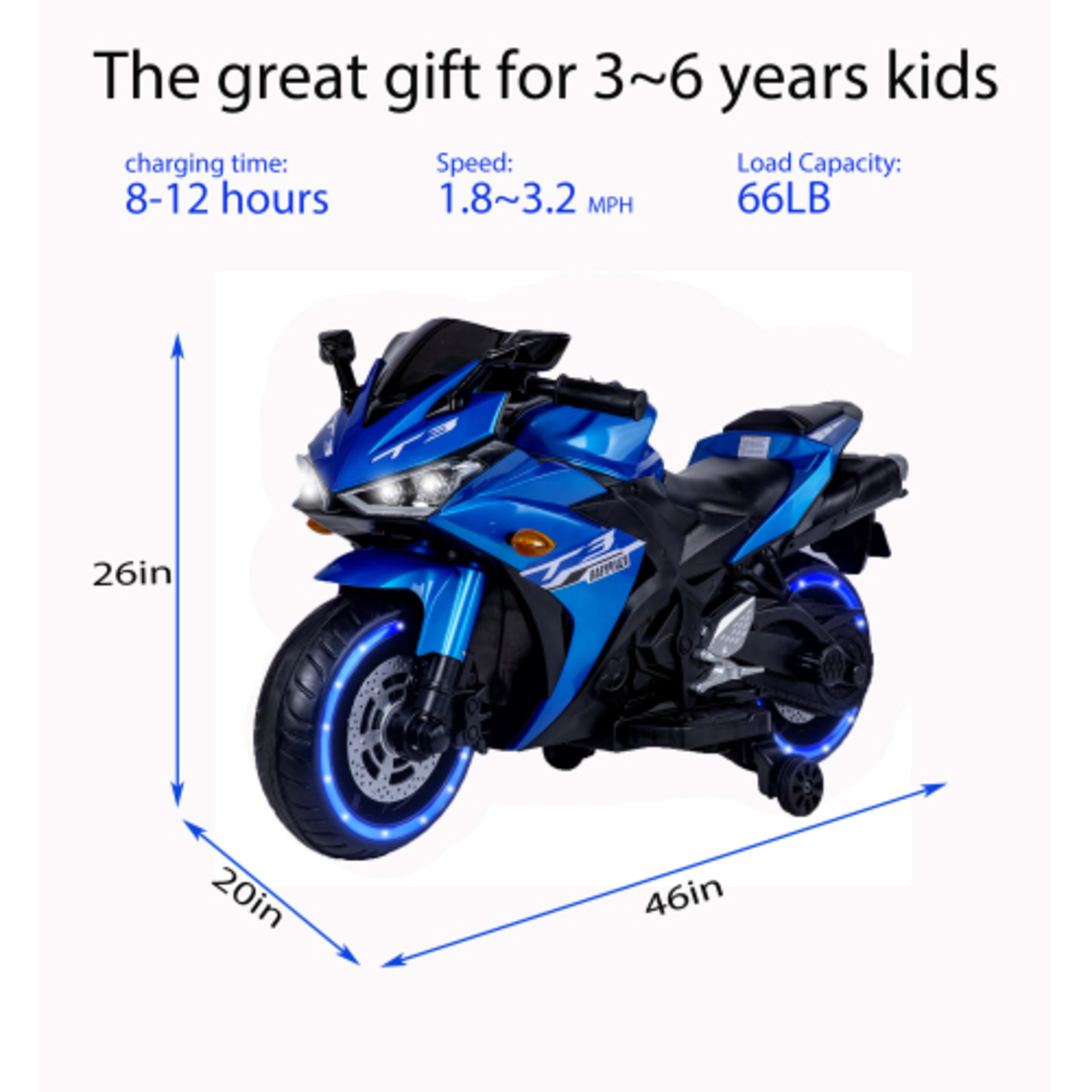 Children's Motorcycle 12V 4
