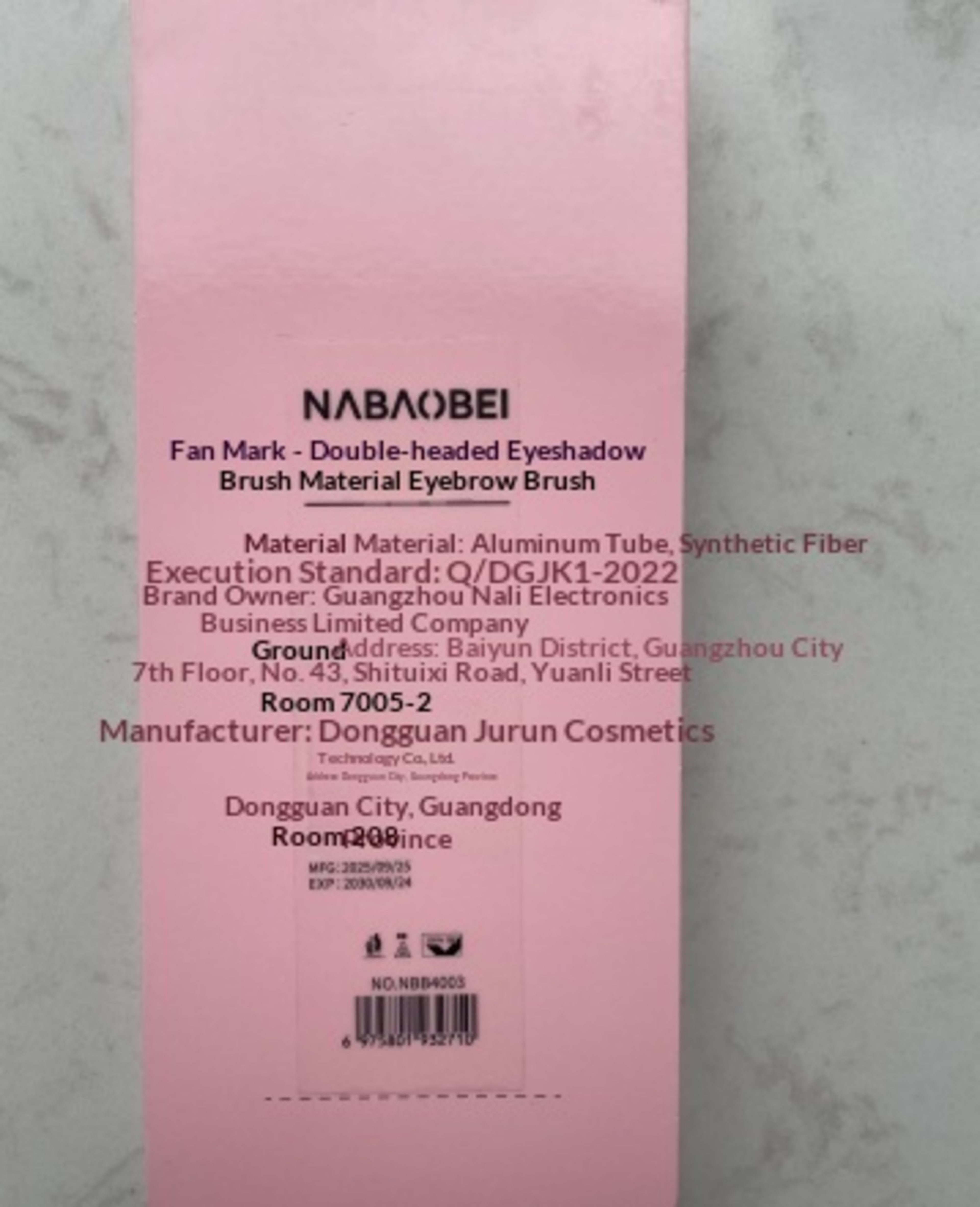 Double-ended Eyeshadow & Angled Eyebrow Brush Combo 4