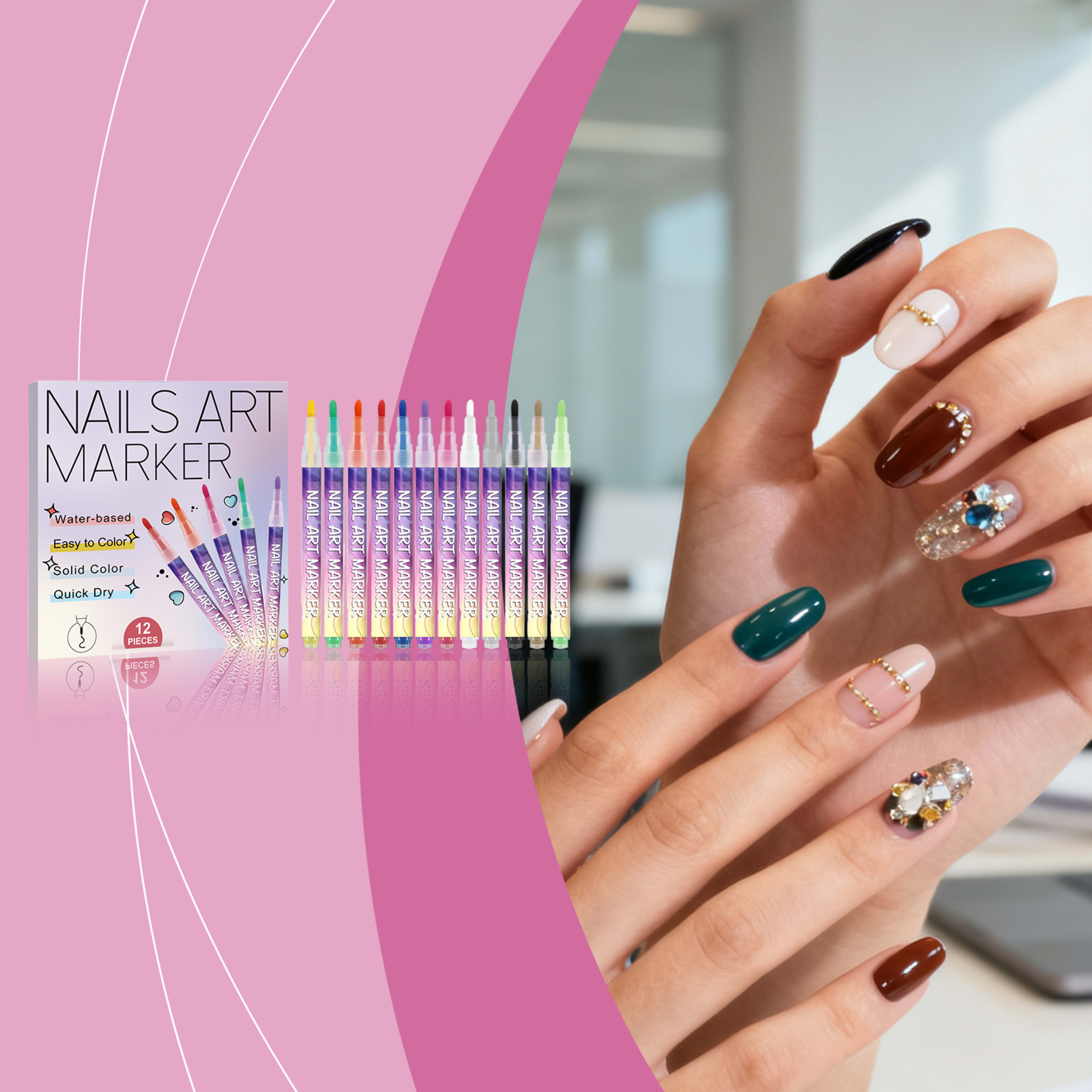 DIY Nail Art Doodle Pen 4