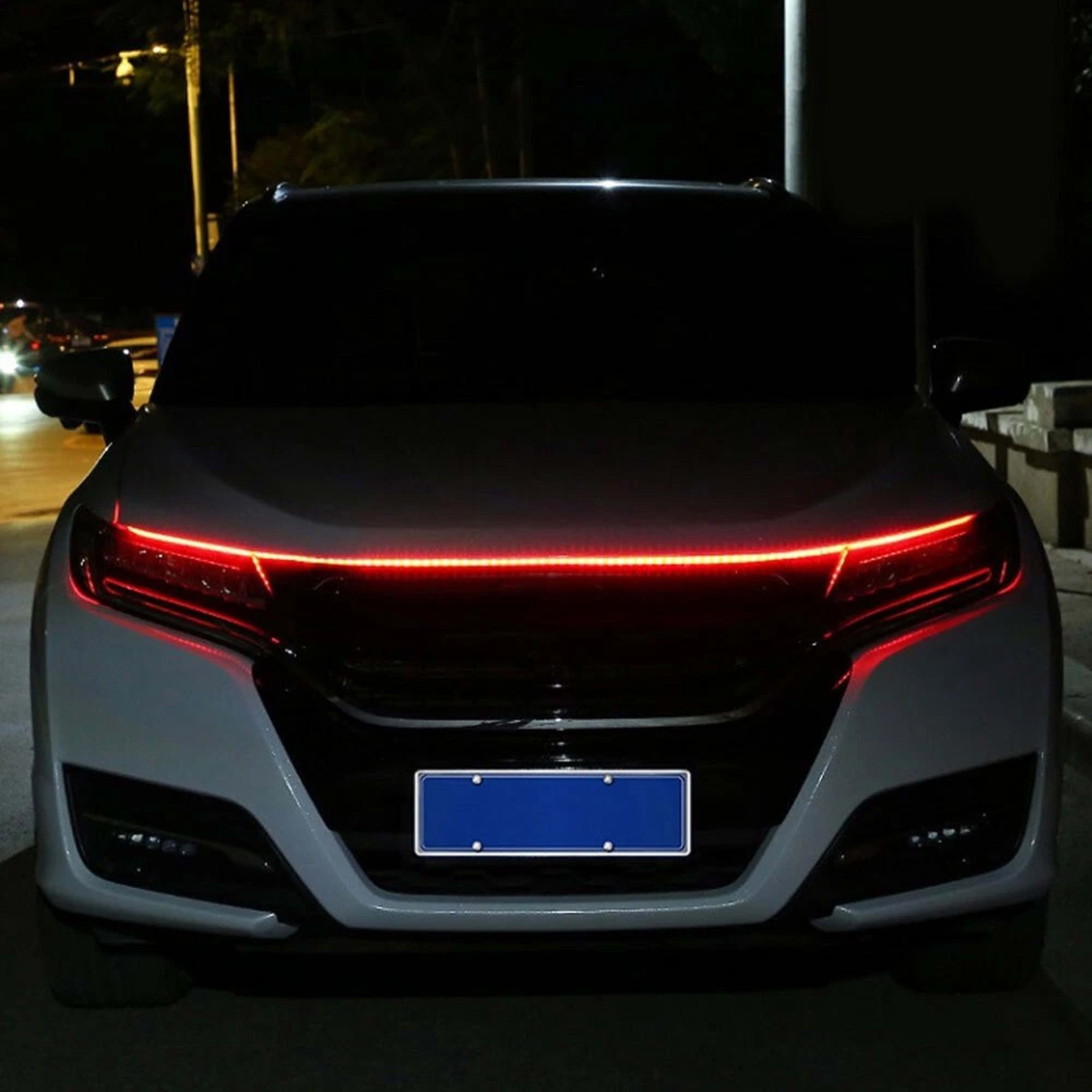 180cm 12V Car Waterproof Front Hood LED Daytime Running Decorative Flexible Light Strip For Car, Truck, SUV 7