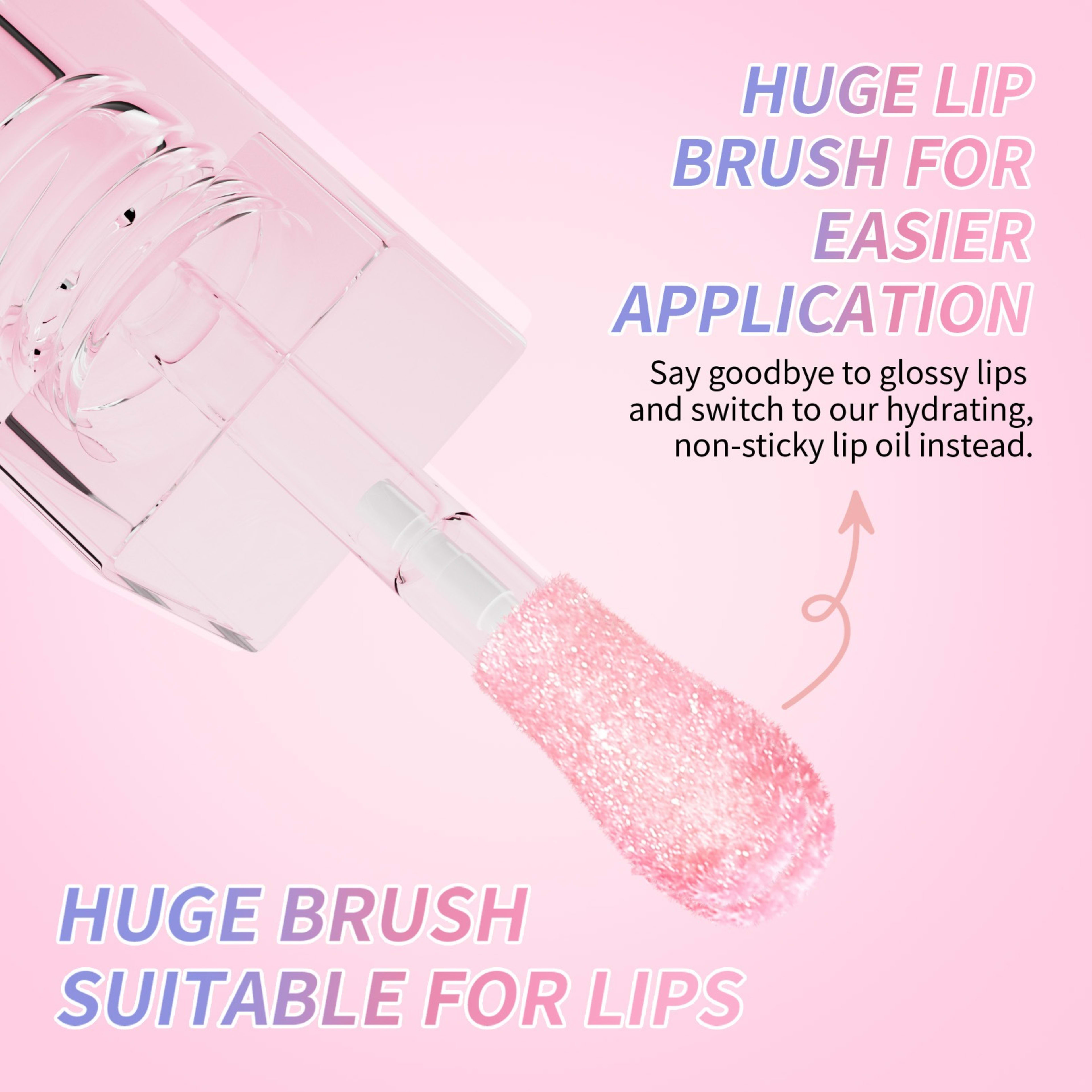 Color-changing Lip Oil,Lip Glow Oil, Glitter Plumping Tinted Gloss For Women Girls 6