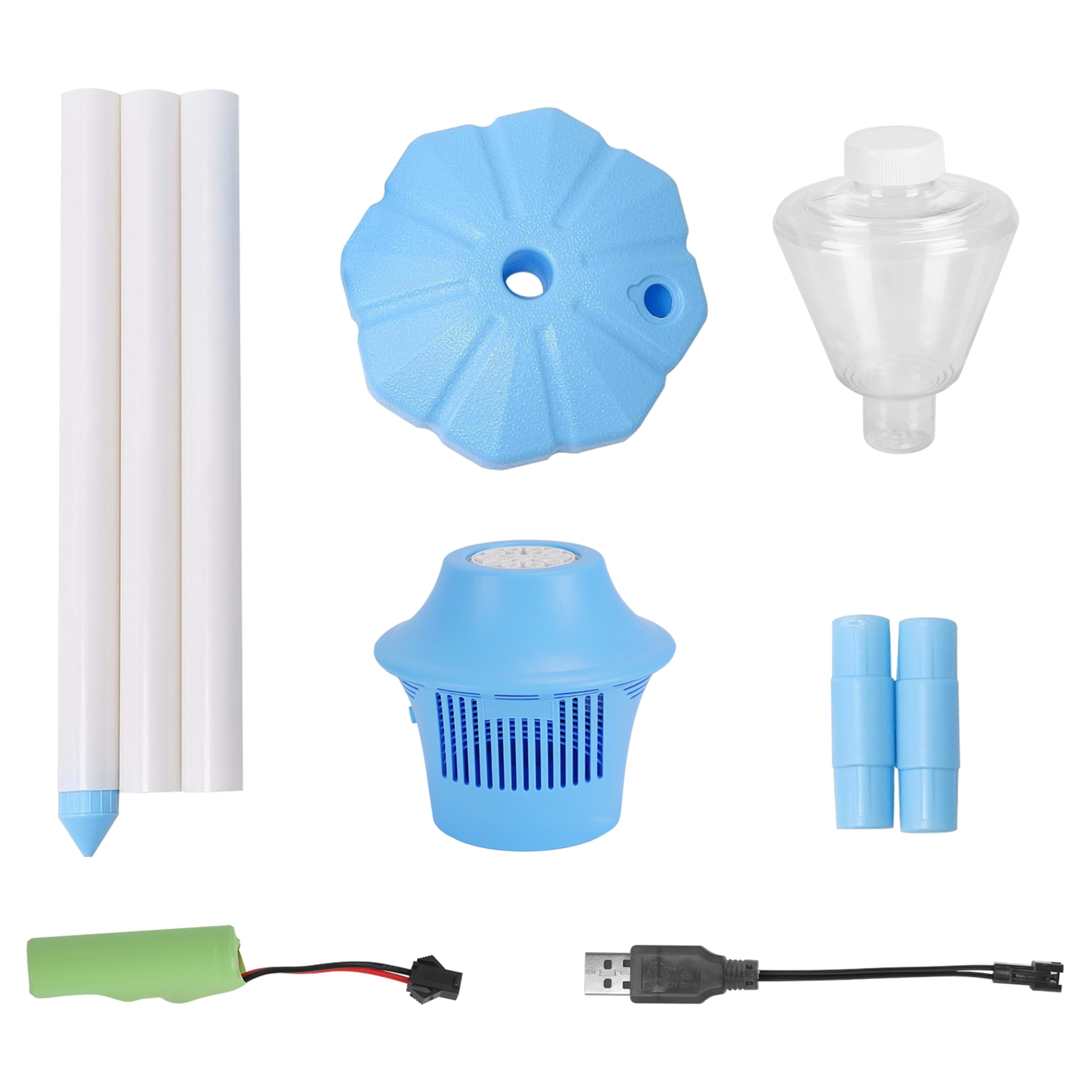 1Pc 3 In 1 Standing Bubble Machine With Colorful Lights And Music Rechargeable Bubble Maker Stand With 2 Modes 3 Adjusta 2
