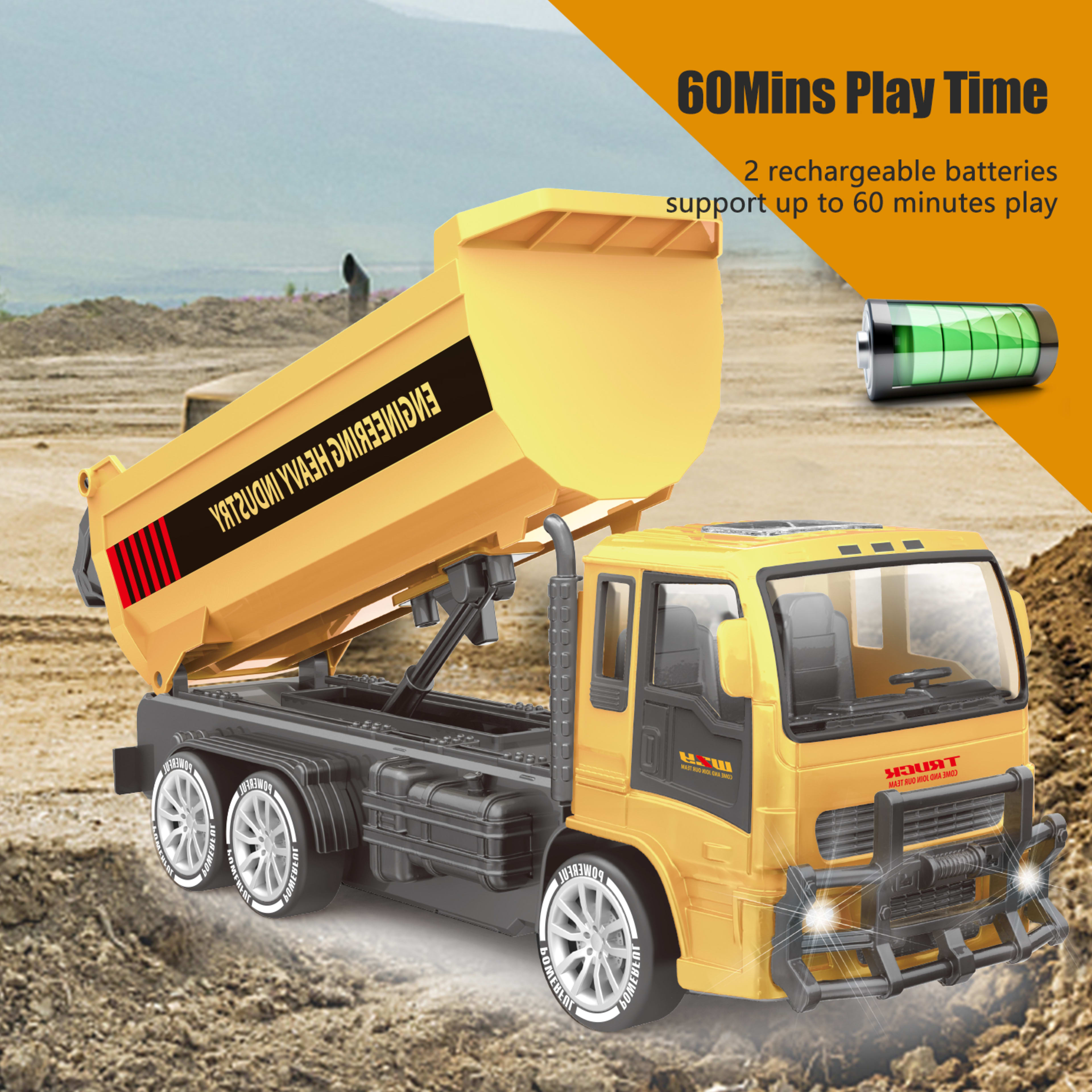 2025 Remote-controlled Engineering Vehicle Toys, Dump Truck Toys,Kids Gifts 8
