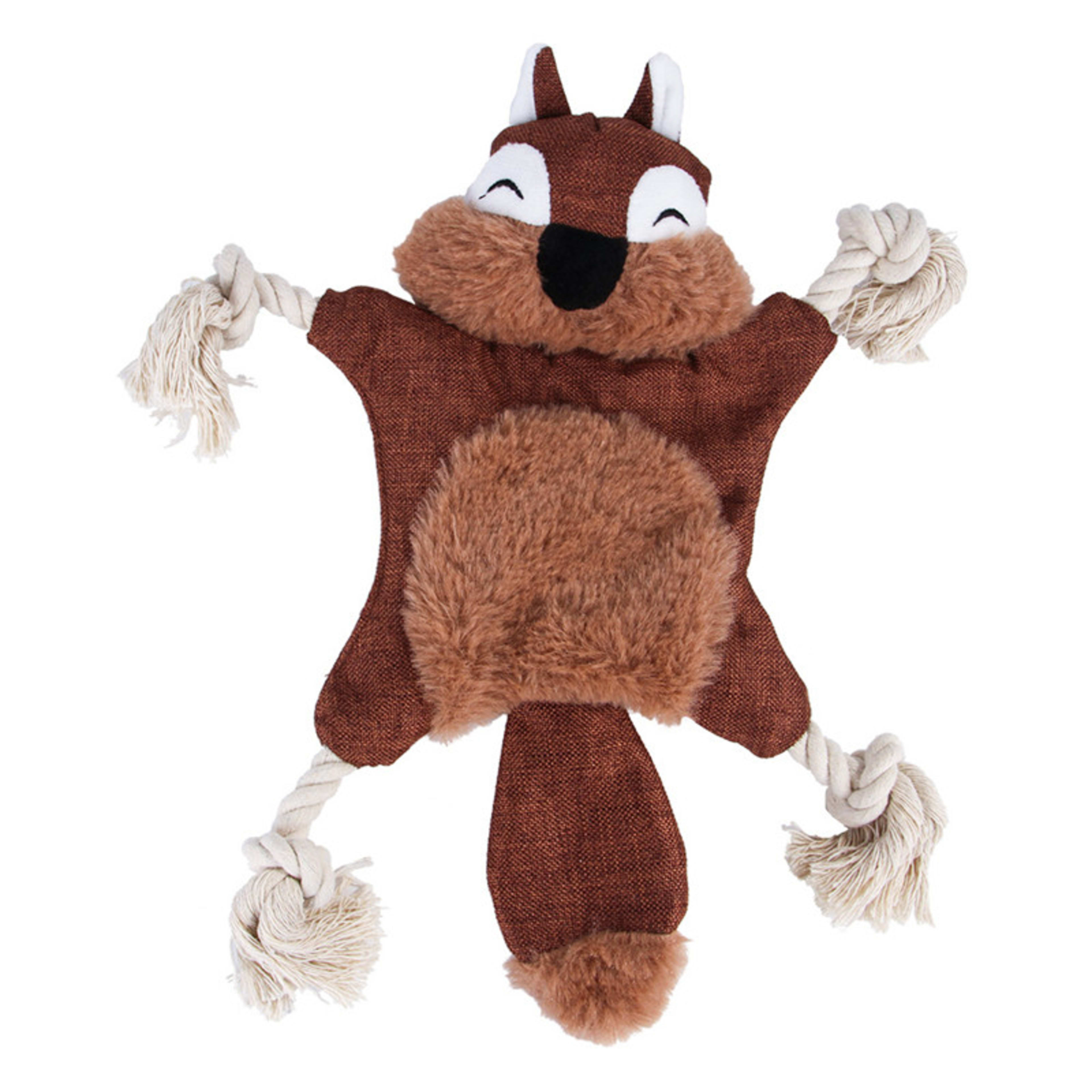 Dog Toys, Stuffed, Chewing, Plush, Squeaky Animal Pet Toys, Puppy, Fox, Squirrel, Dog, Cat, Chewing, Squeaky Toys, Pet S 3