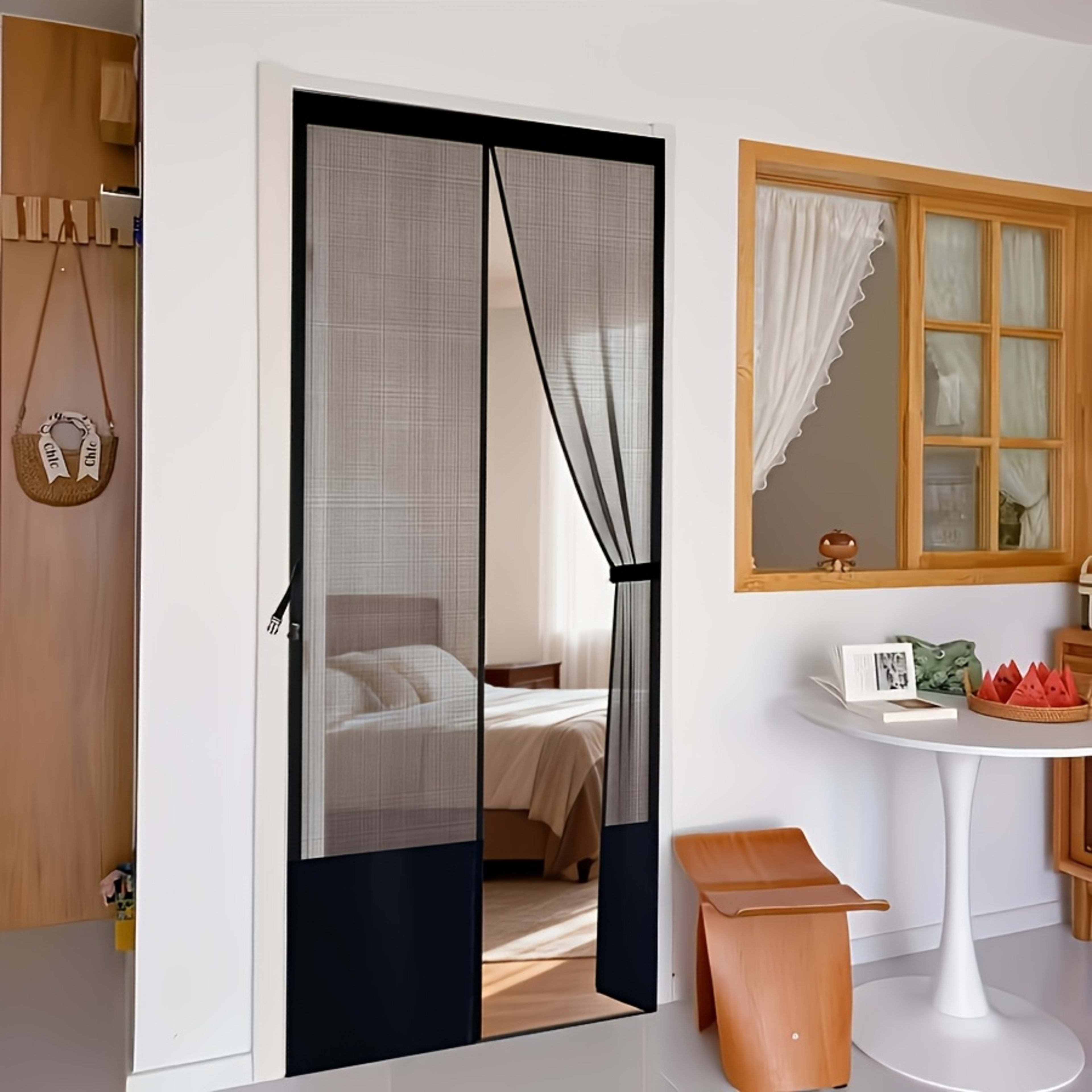 Magnetic Mesh Door Screen, No Drilling Required, Anti-Mosquito Dustproof, Automatic Closure, Pet Friendly, Ideal For Liv 9
