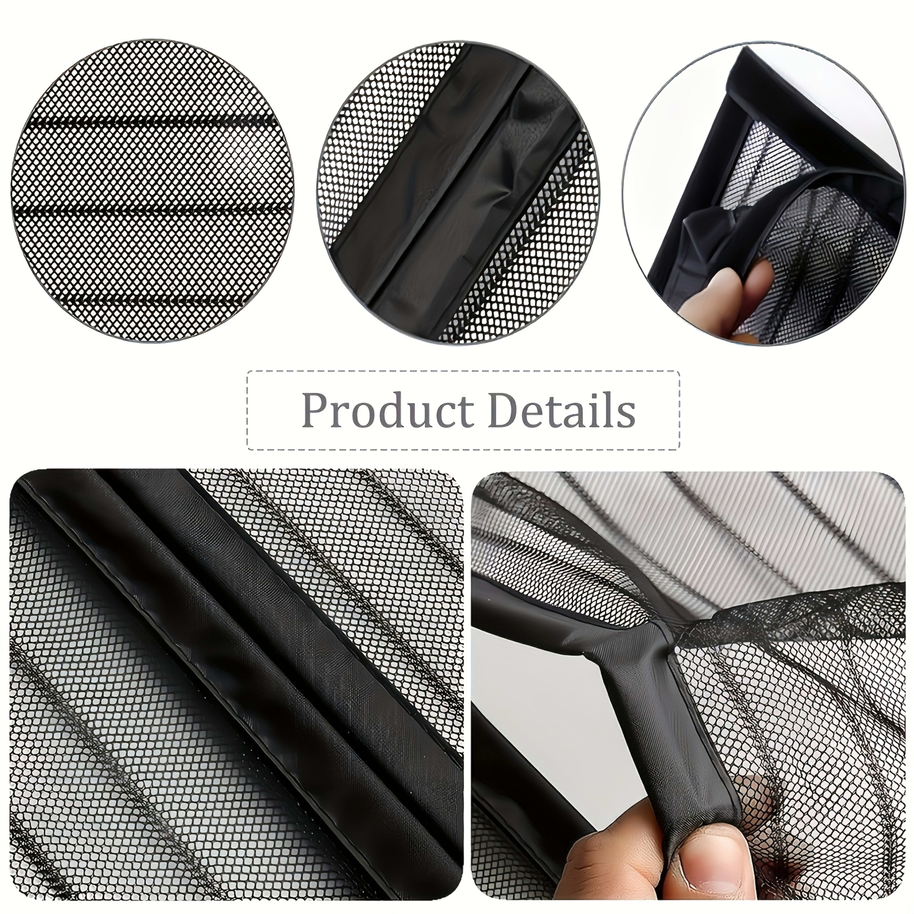 1pc Magnetic Screen Door, Mosquito And Fly Proof Door Curtain, Easy To Install, Top Lace Design & Storage, Pet Friendly, 13