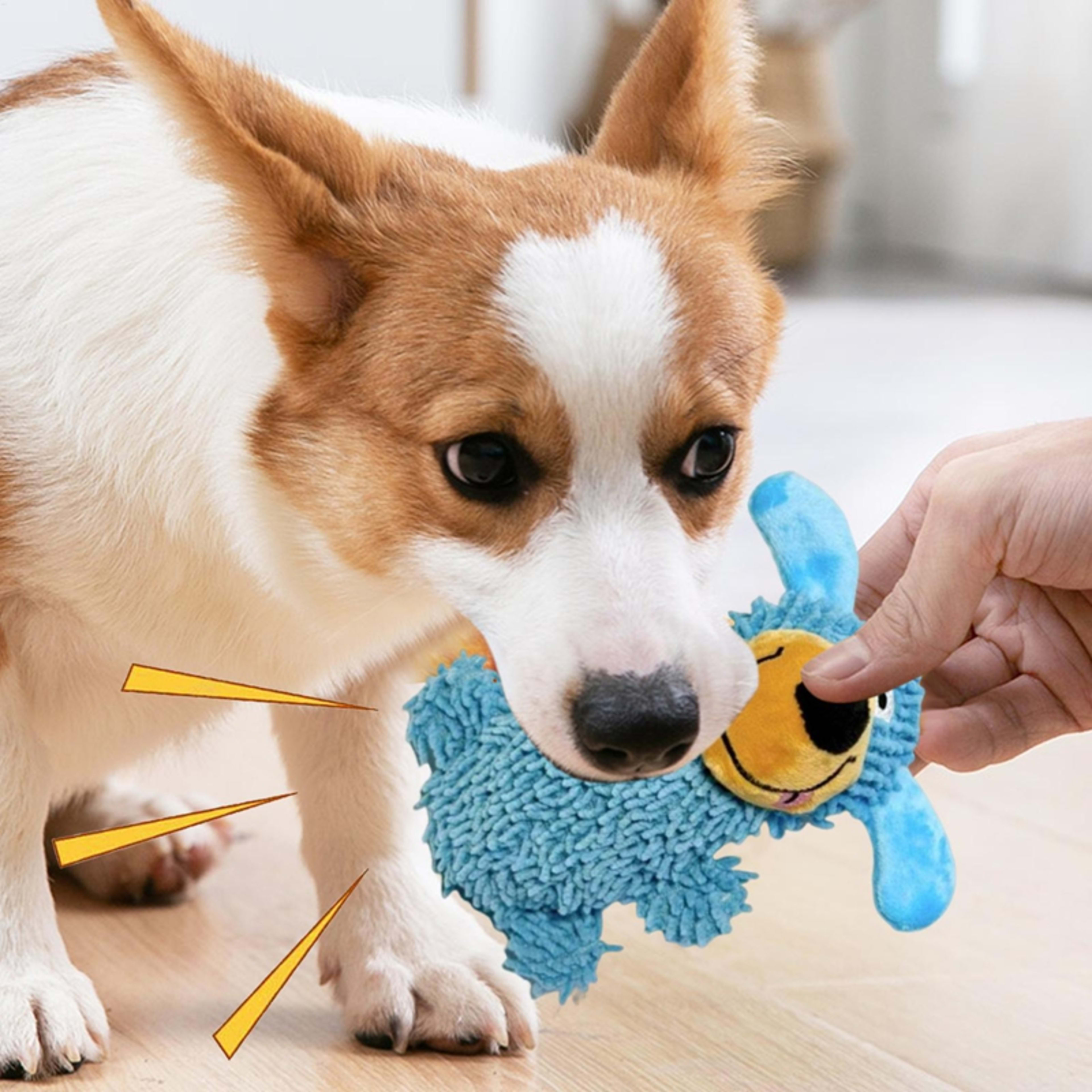 Squeaky Toys For Dogs Plush Puppy Squeaky Toys For Small Dogs Soft Doll Puppy Accessories For Medium Large Breed Teethin 7