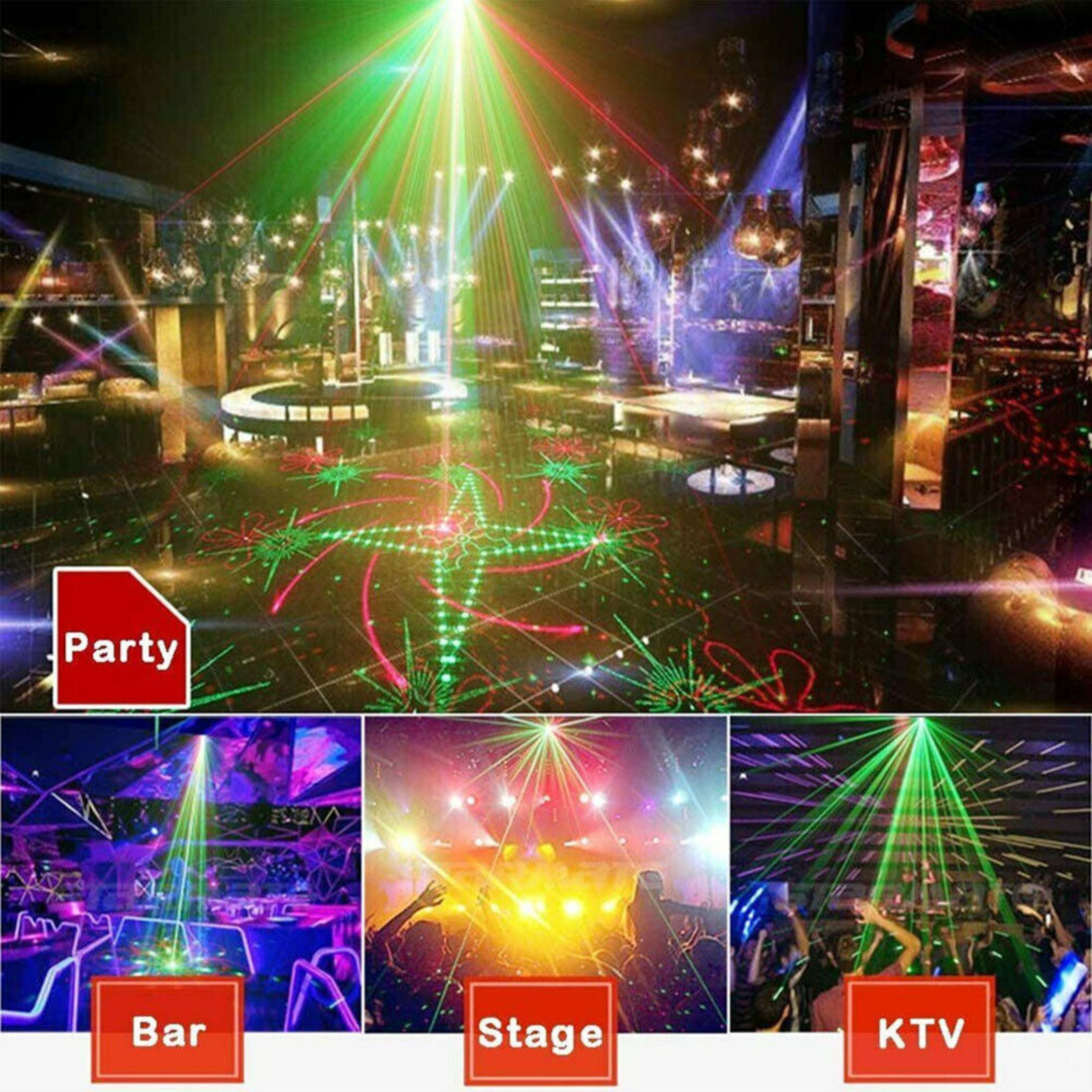 240 Patterns Laser Projector Stage Light LED RGB Party KTV Club USB Disco Light 4
