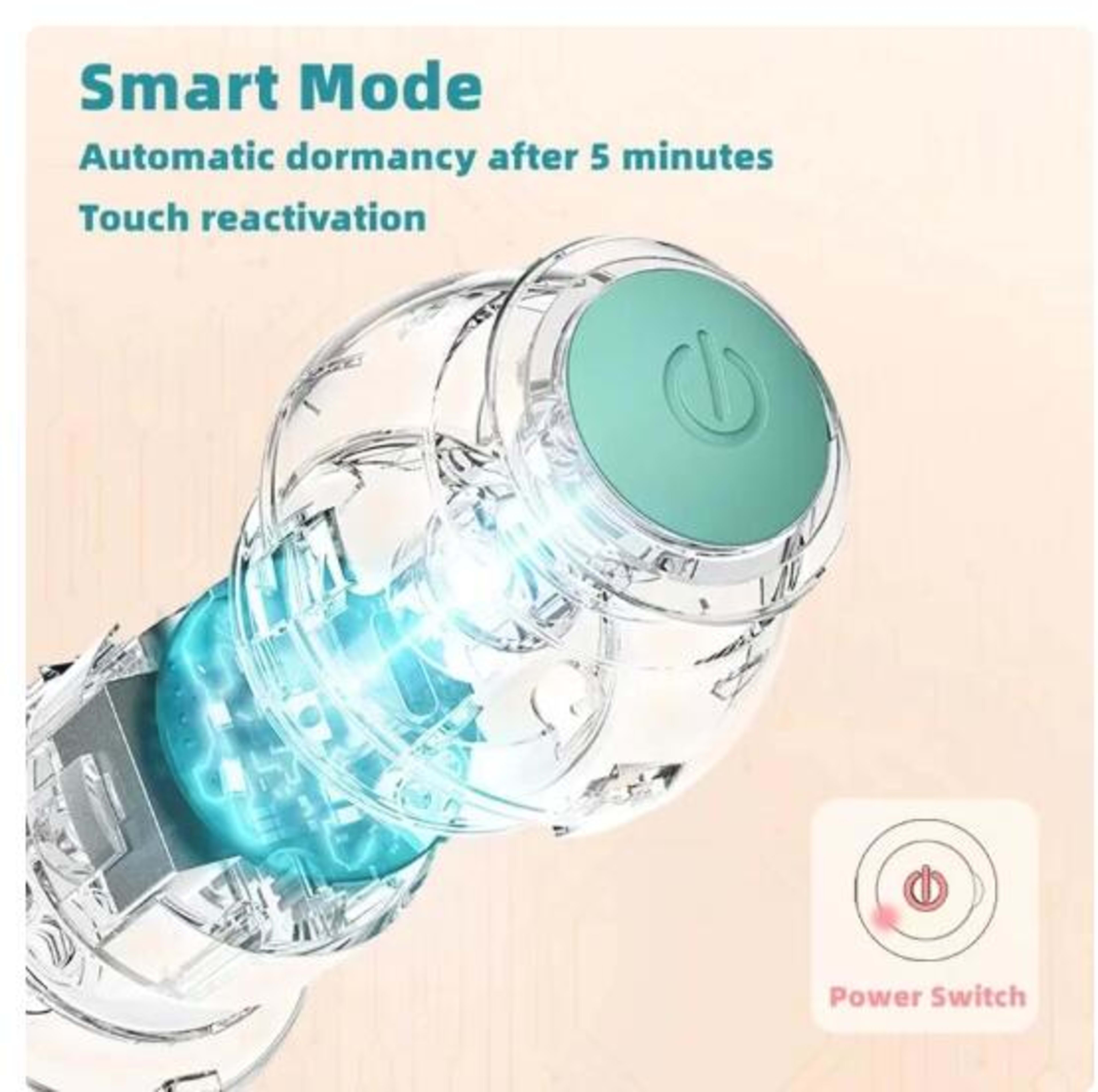 Electric Dog Cat Ball Toy,Indoor Large And Small Cat Dog Interactive Intelligent Rolling Pet Ball 4