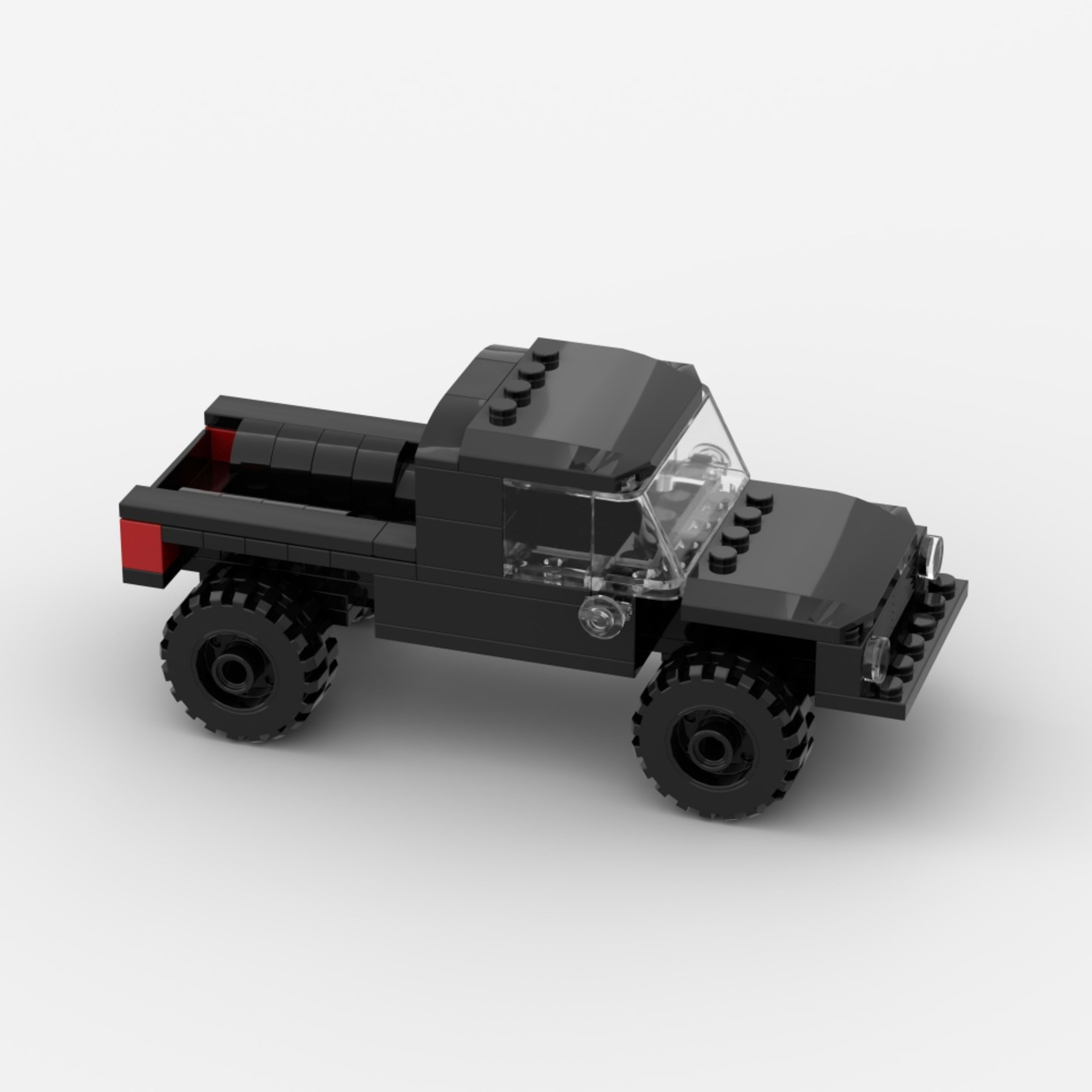 85PCS Off-Road Pickup Truck Building Blocks, Mini Off-Roader Vehicle Toy Gift For Boys Girls And Adults 2