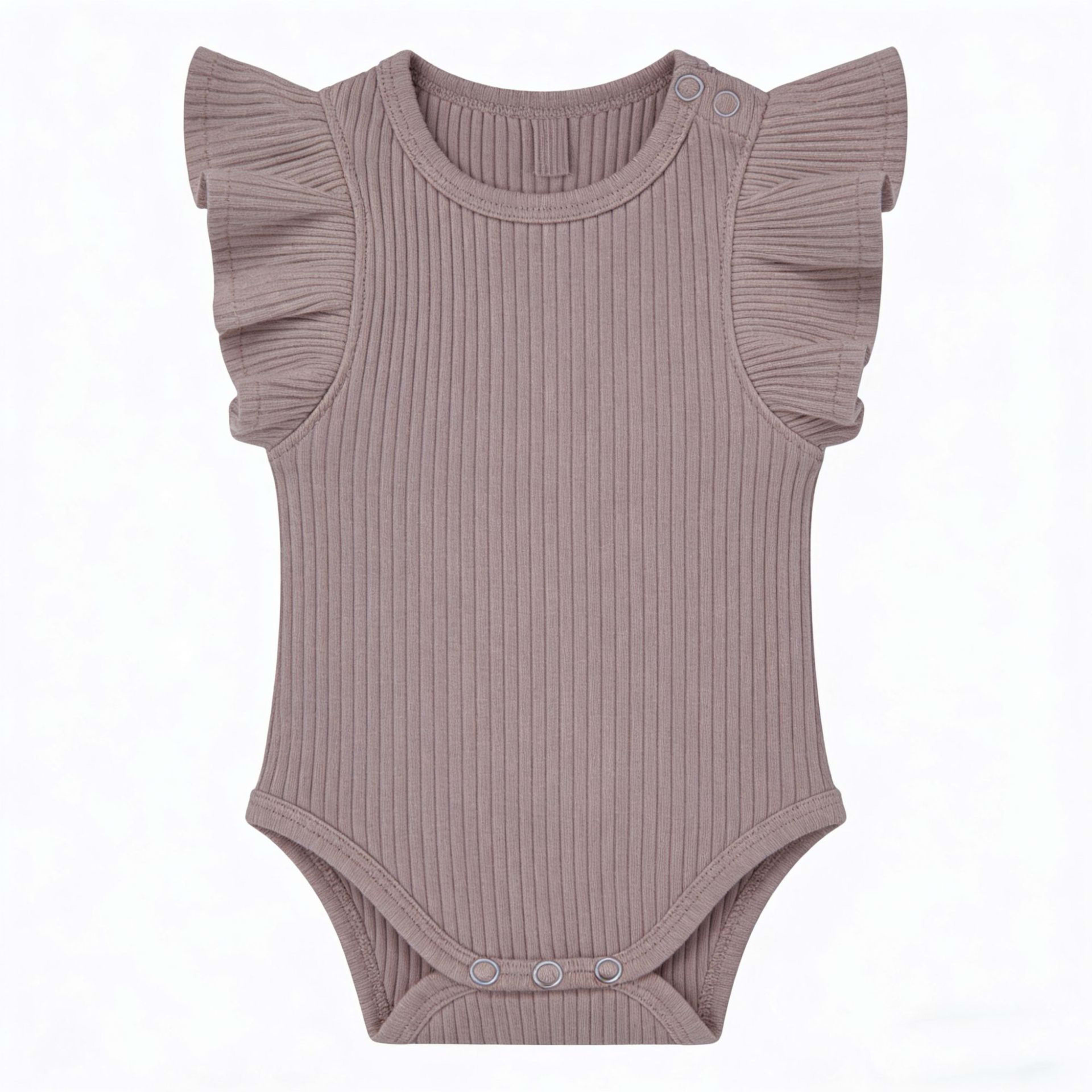 Baby Romper Knitted Ribbed Infant Onesie 6