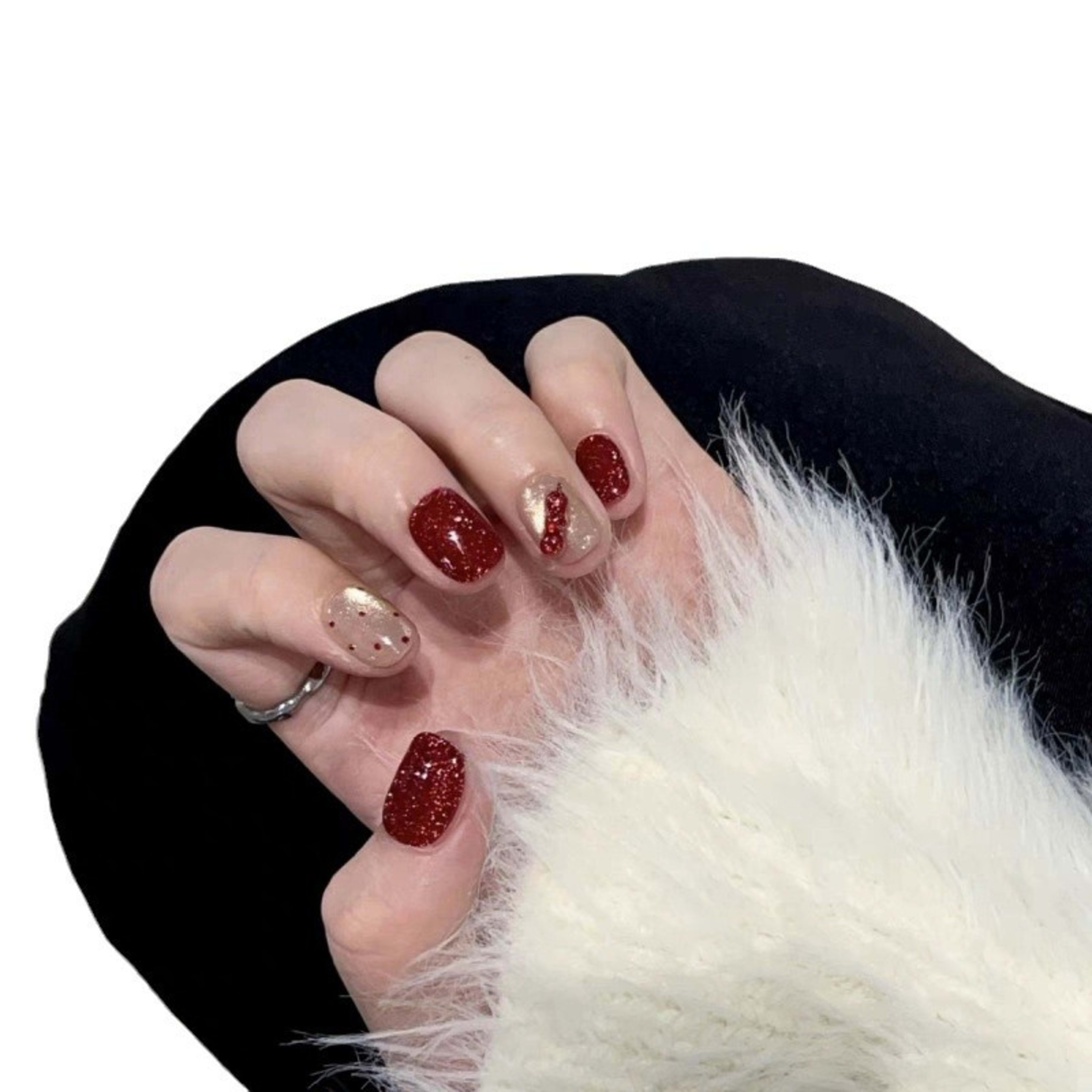 Hand-painted Purely Handmade Wearable Nails 2