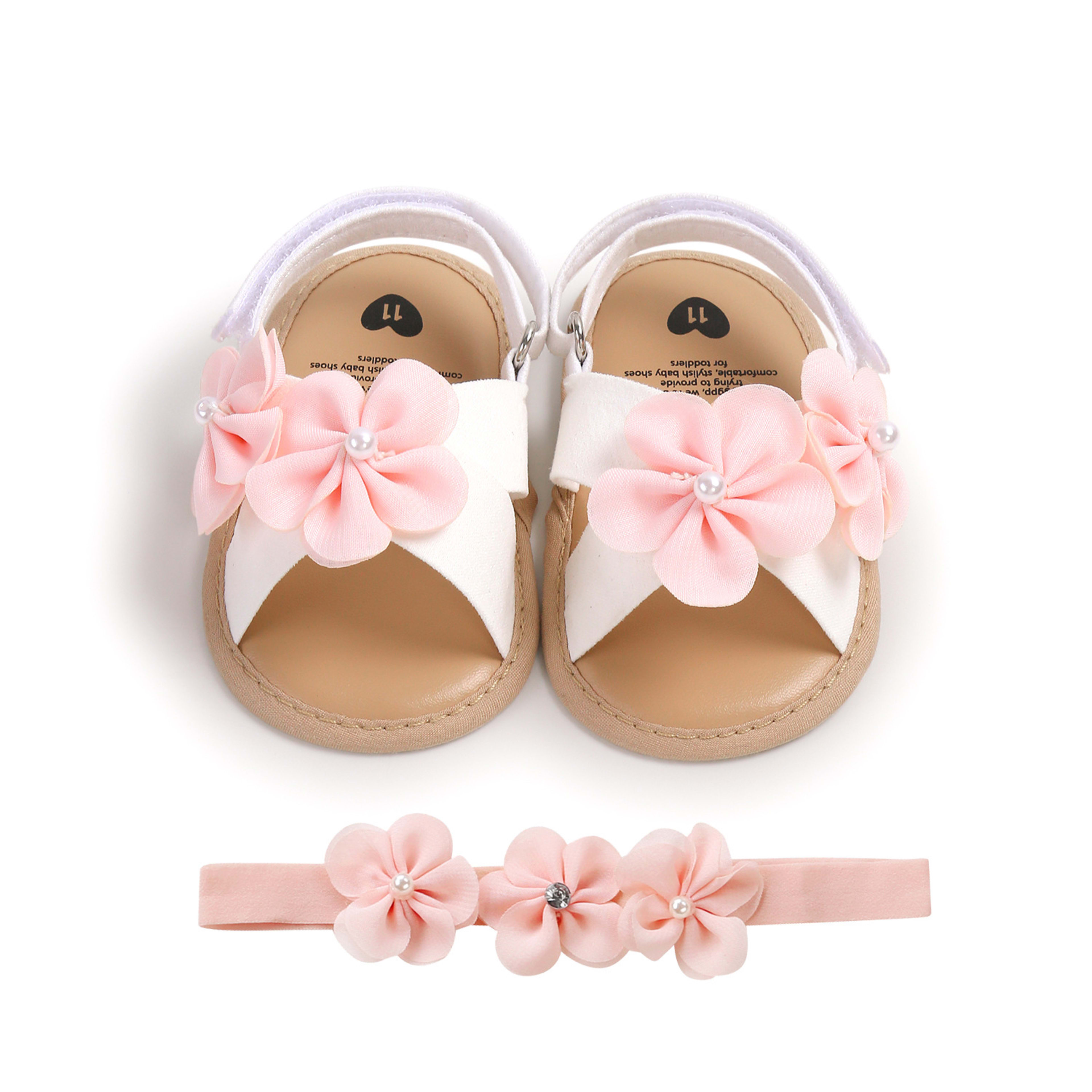 Fashionable Little Plum Blossom Baby Toddler Sandals 8
