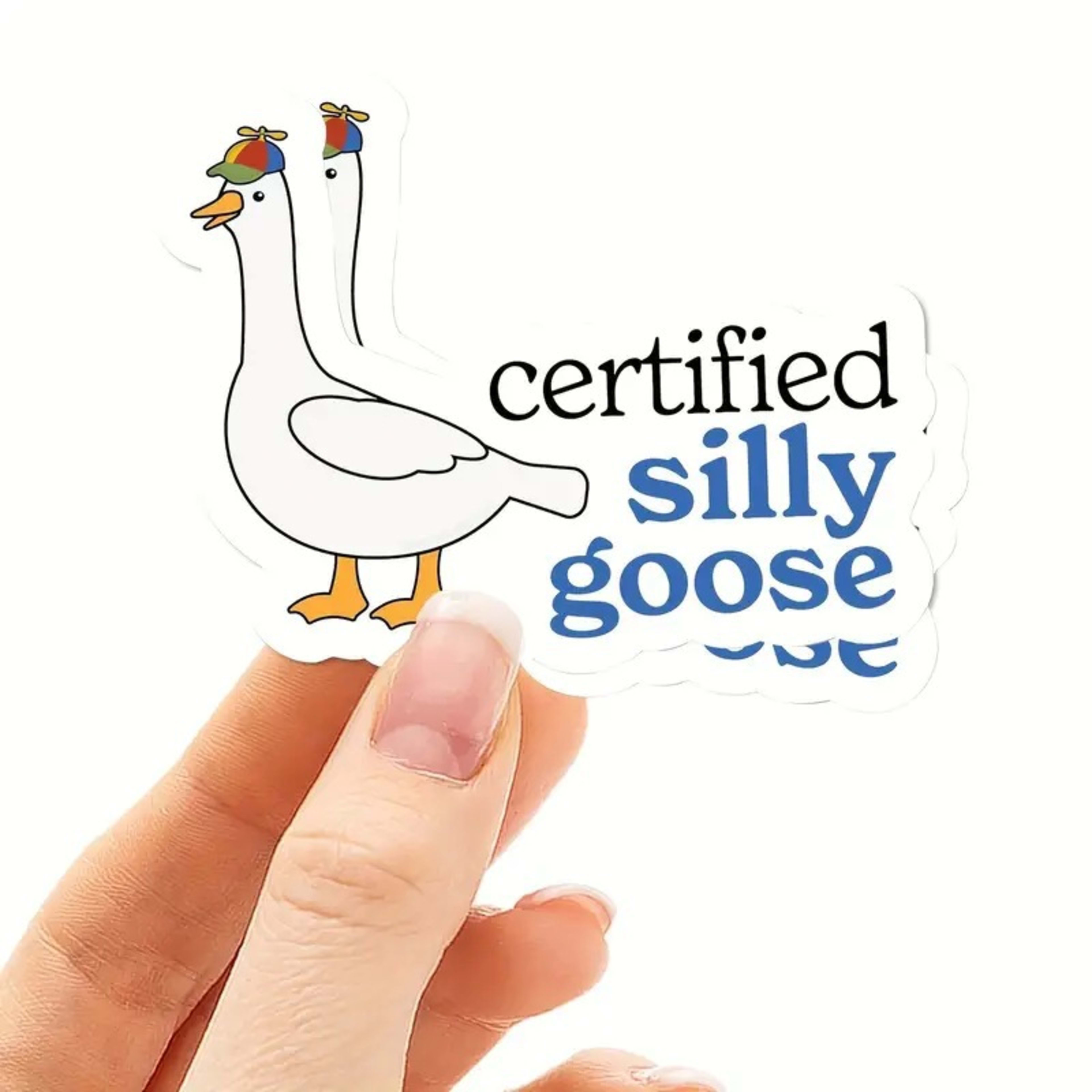 Automobile Sticker Cute Duck Pvc Waterproof 4